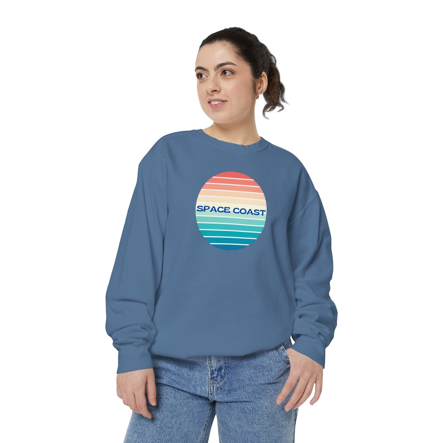 Space Coast Unisex Garment-Dyed Sweatshirt