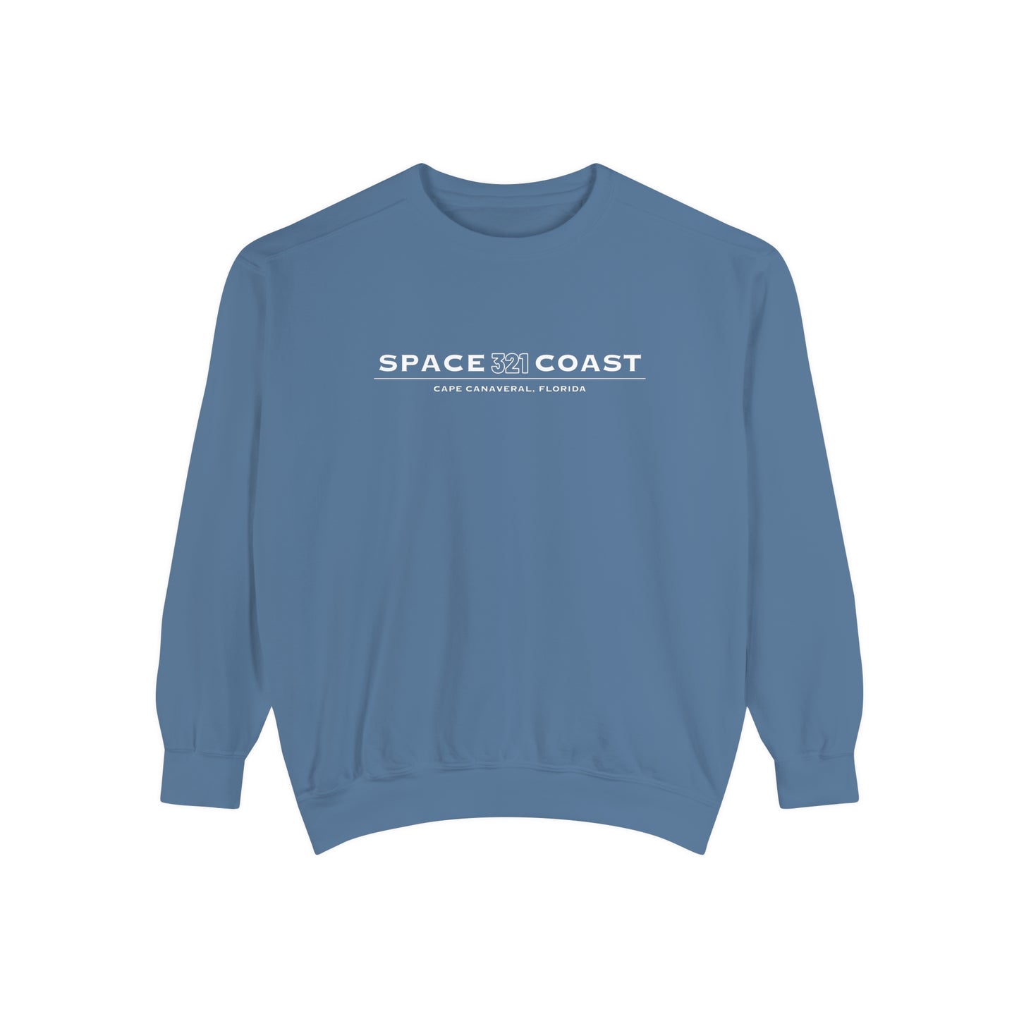 Space Coast 321 Unisex Garment-Dyed Sweatshirt