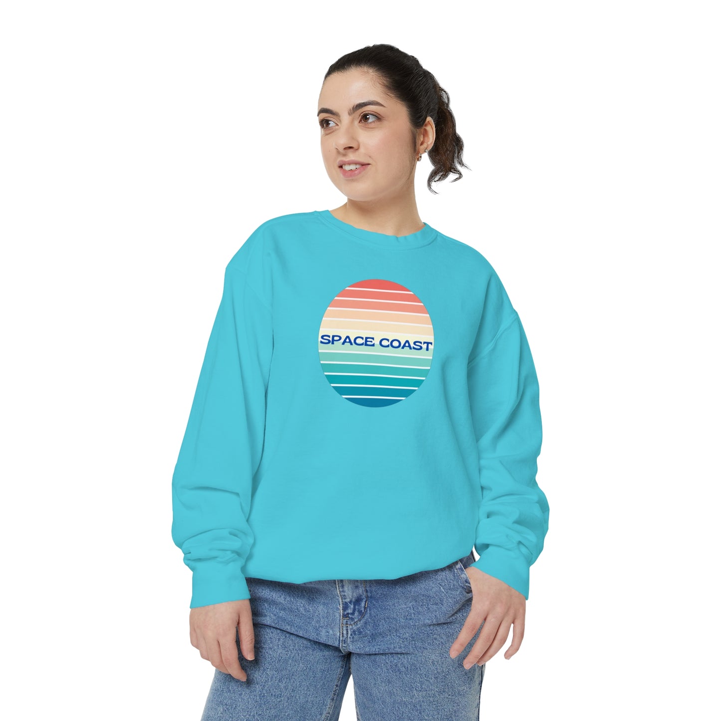 Space Coast Unisex Garment-Dyed Sweatshirt