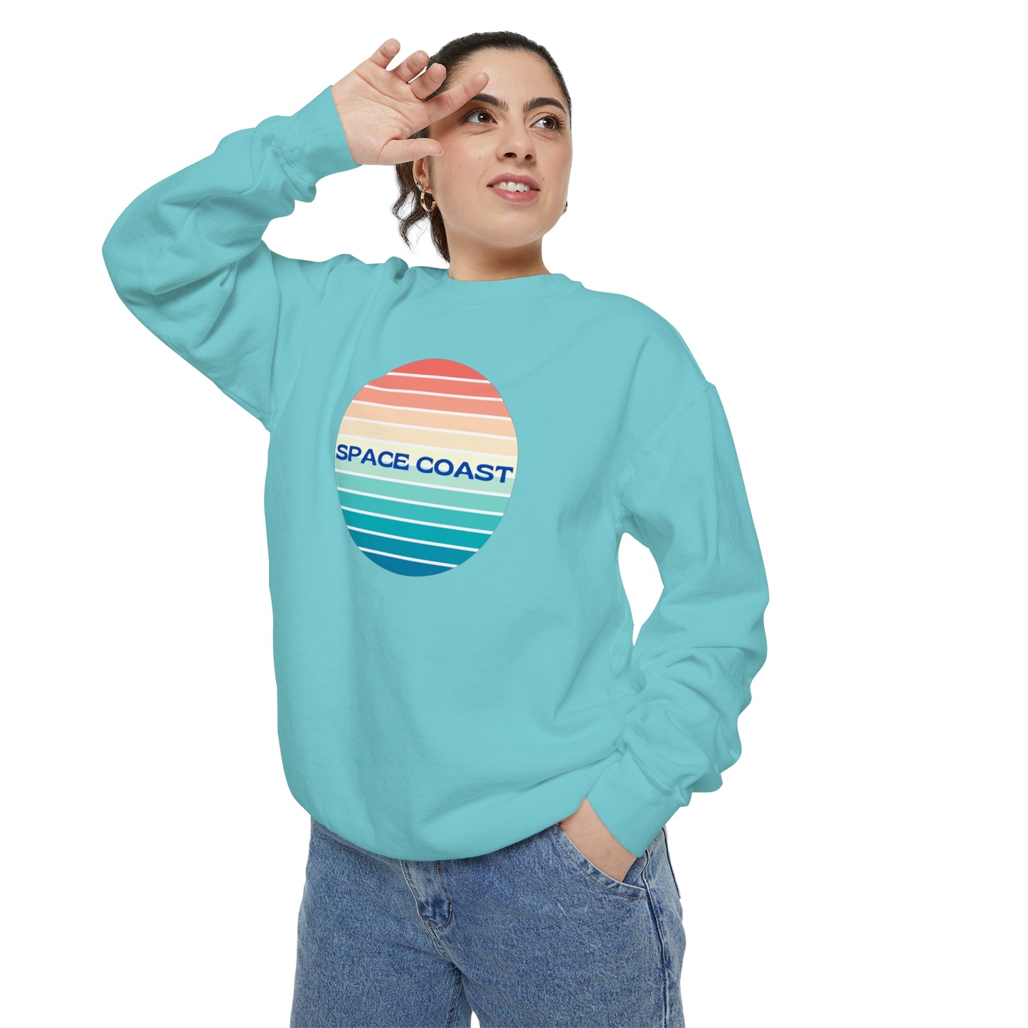 Space Coast Unisex Garment-Dyed Sweatshirt