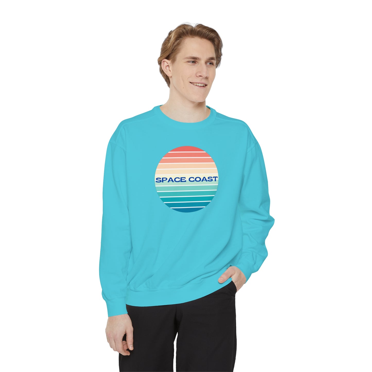 Space Coast Unisex Garment-Dyed Sweatshirt