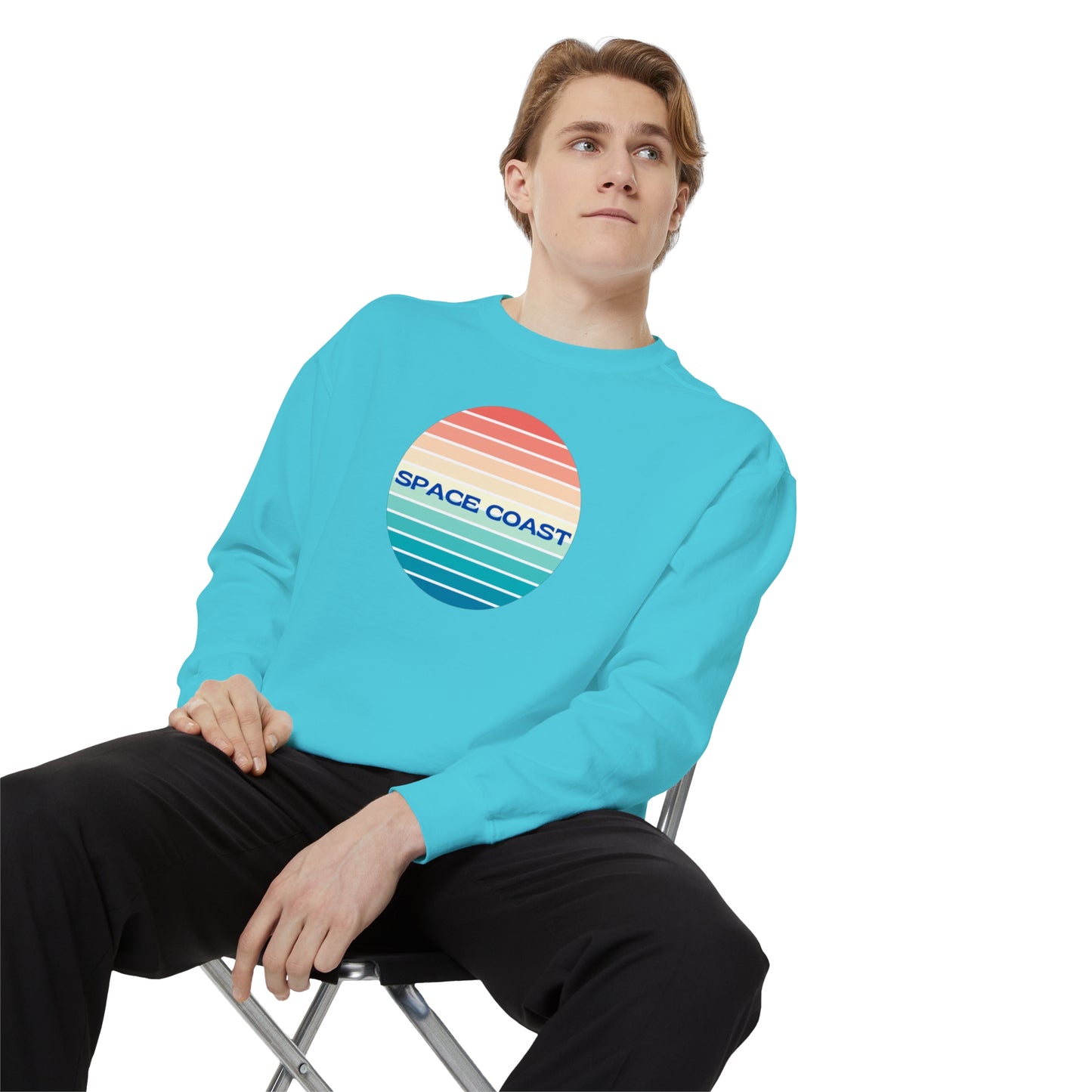 Space Coast Unisex Garment-Dyed Sweatshirt