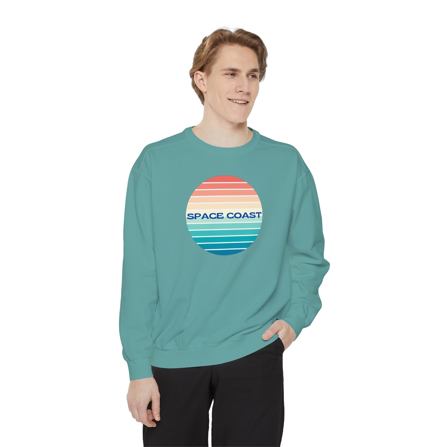 Space Coast Unisex Garment-Dyed Sweatshirt