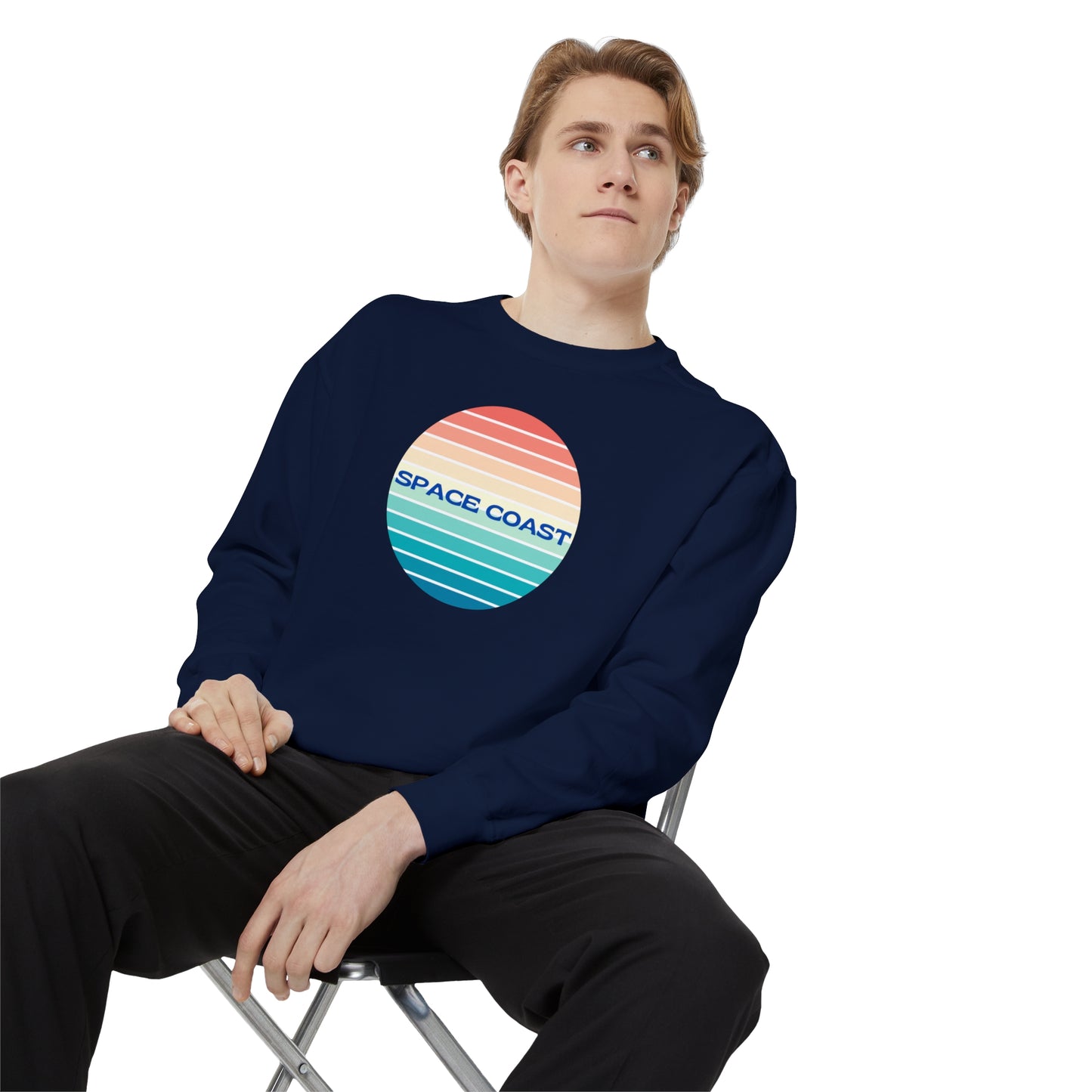 Space Coast Unisex Garment-Dyed Sweatshirt