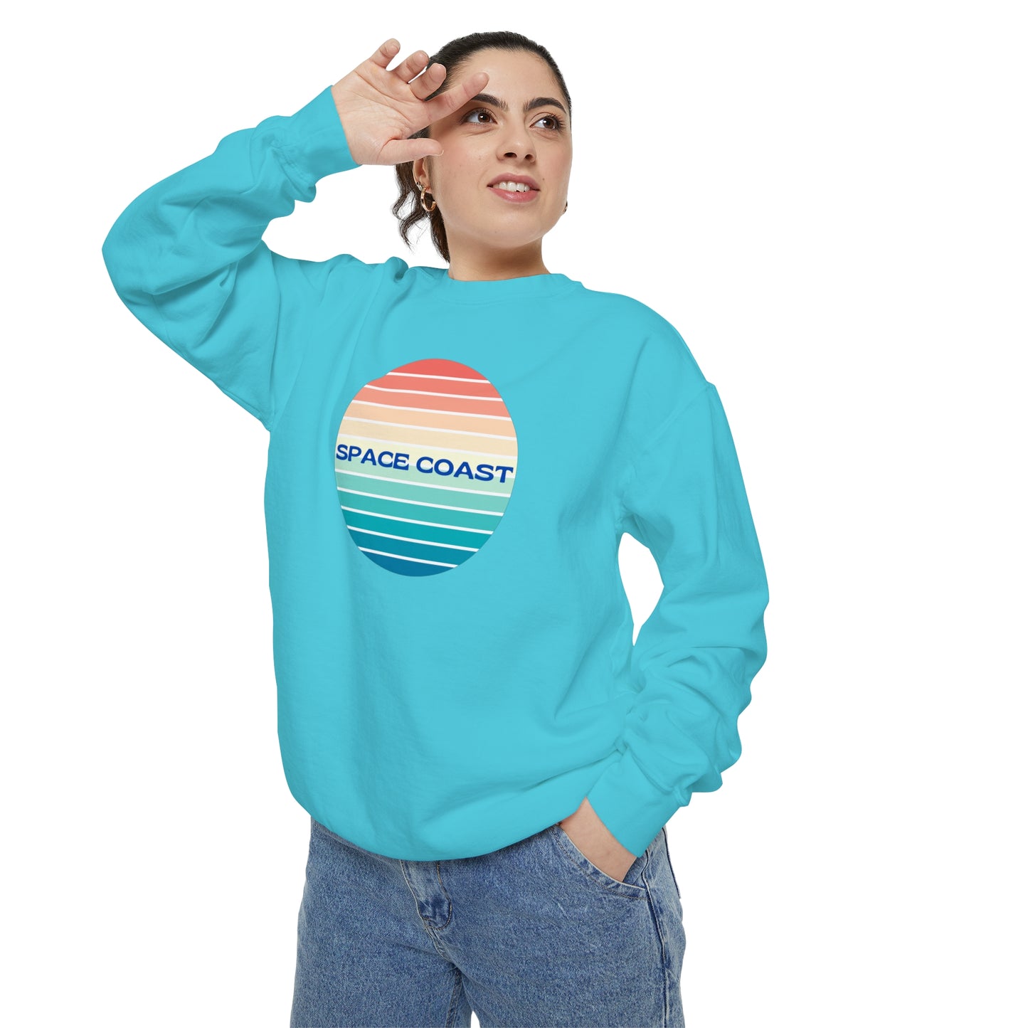 Space Coast Unisex Garment-Dyed Sweatshirt