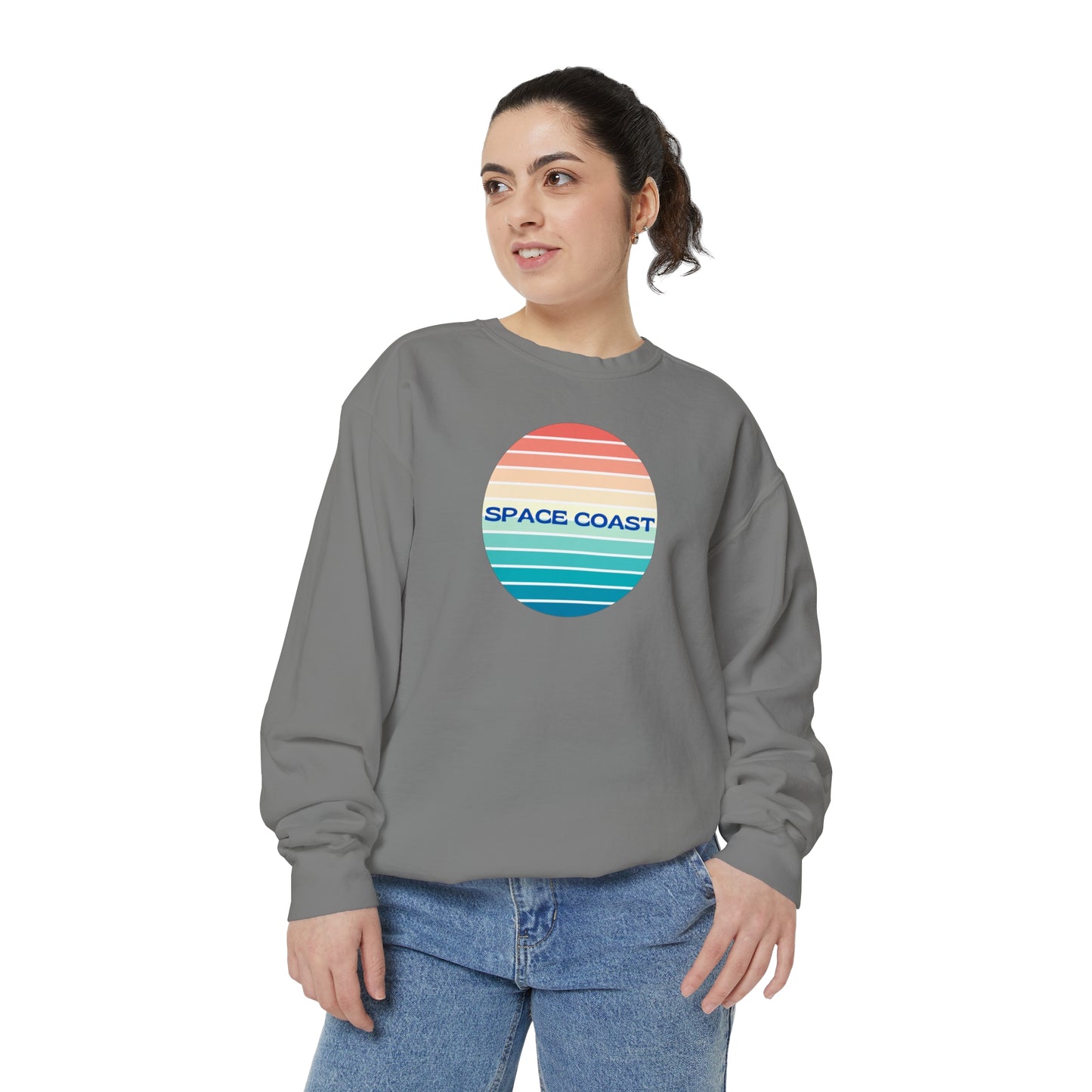 Space Coast Unisex Garment-Dyed Sweatshirt