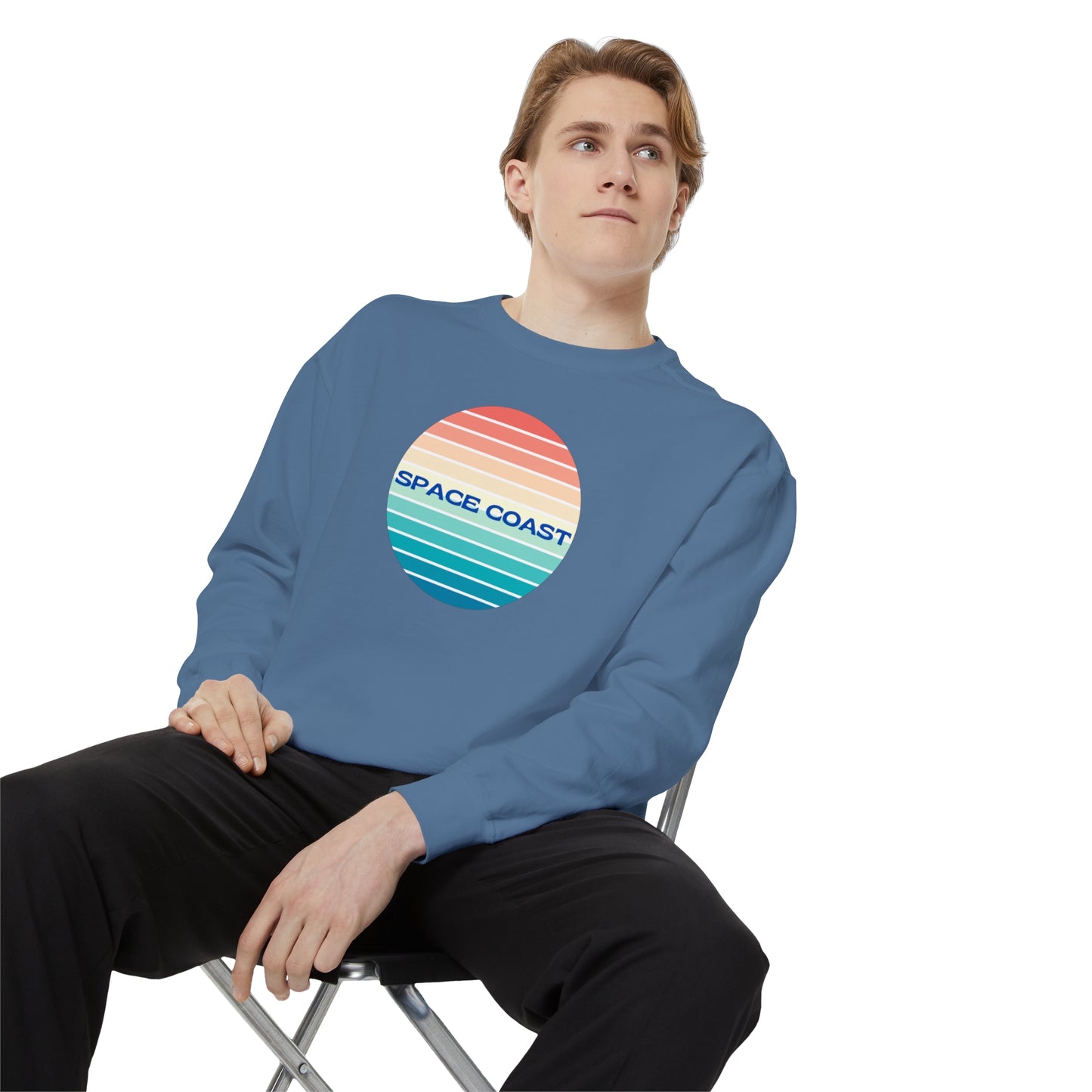 Space Coast Unisex Garment-Dyed Sweatshirt