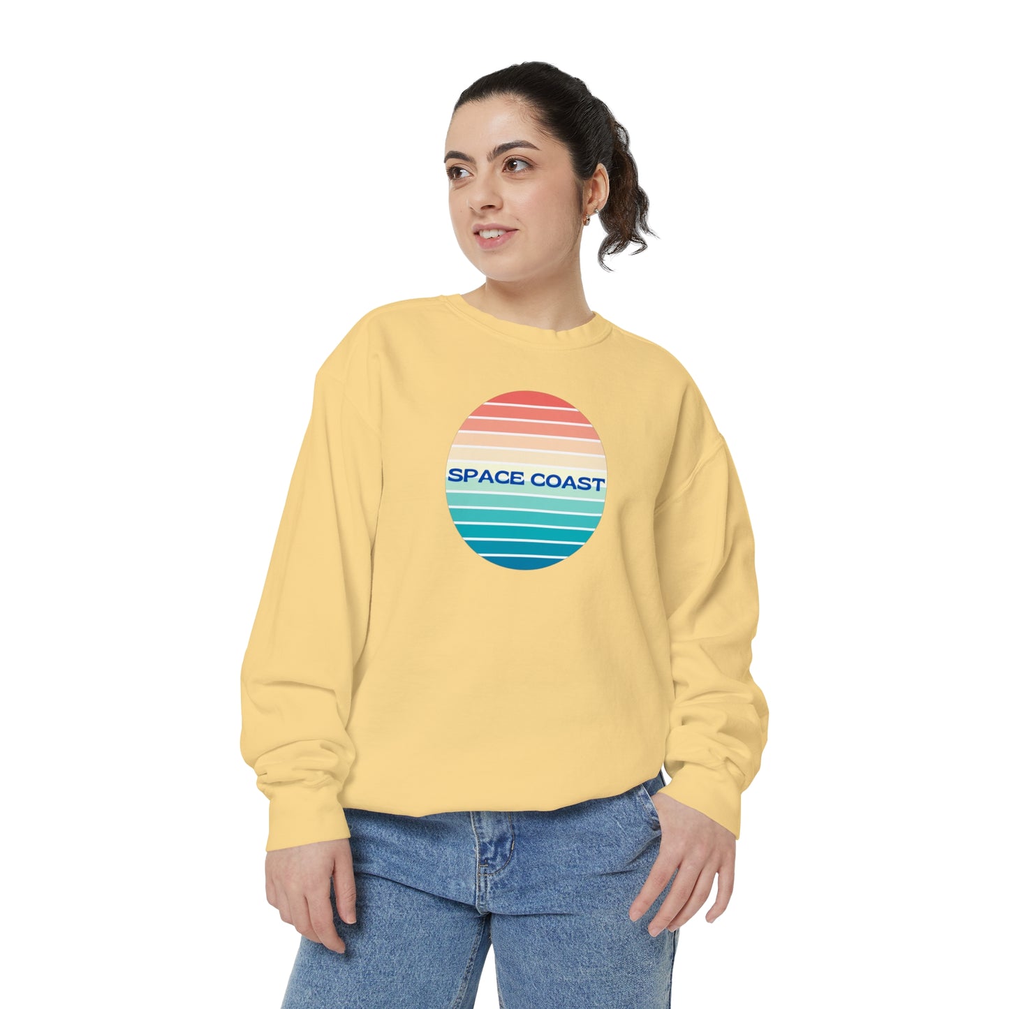 Space Coast Unisex Garment-Dyed Sweatshirt