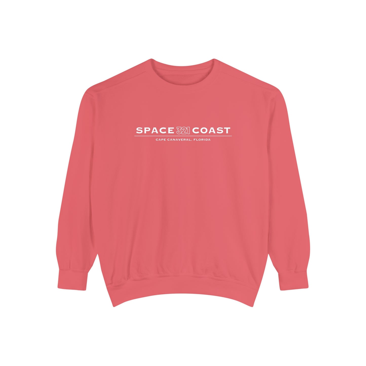 Space Coast 321 Unisex Garment-Dyed Sweatshirt