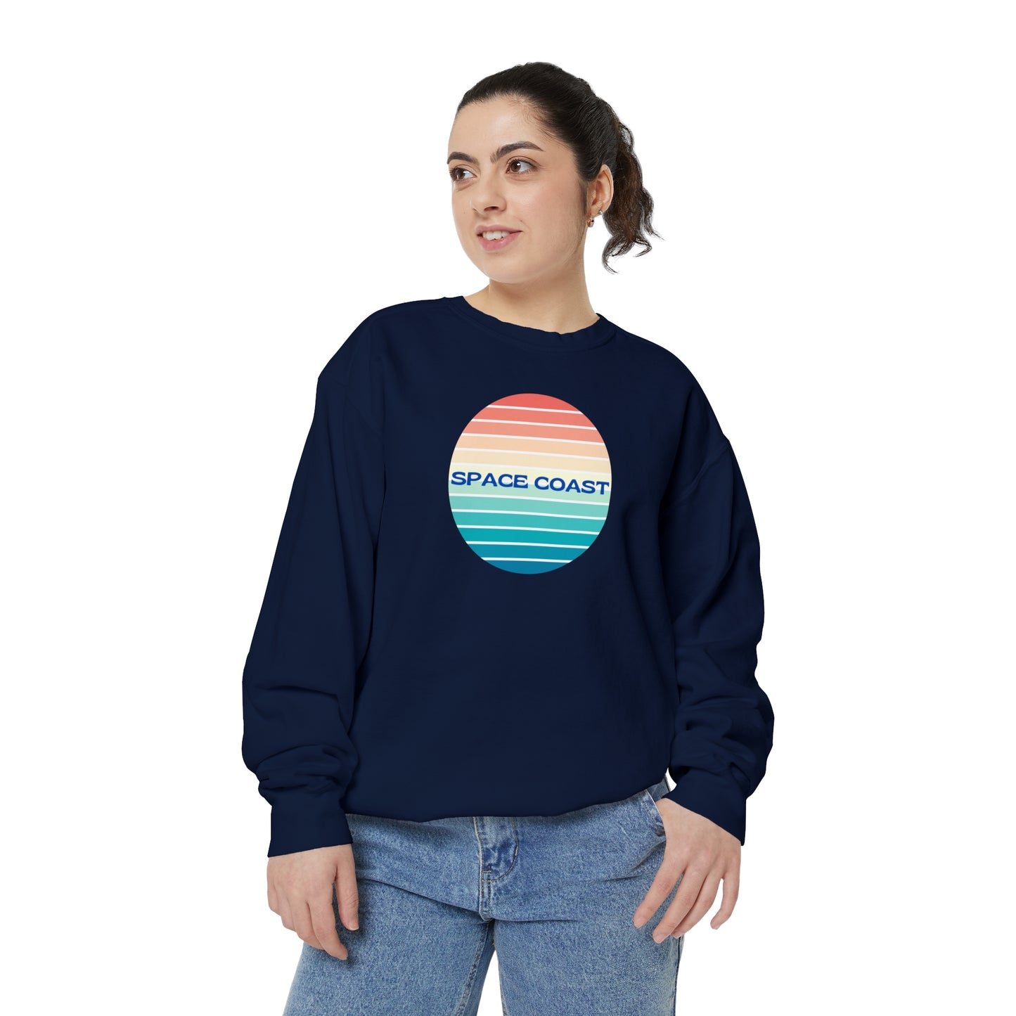 Space Coast Unisex Garment-Dyed Sweatshirt