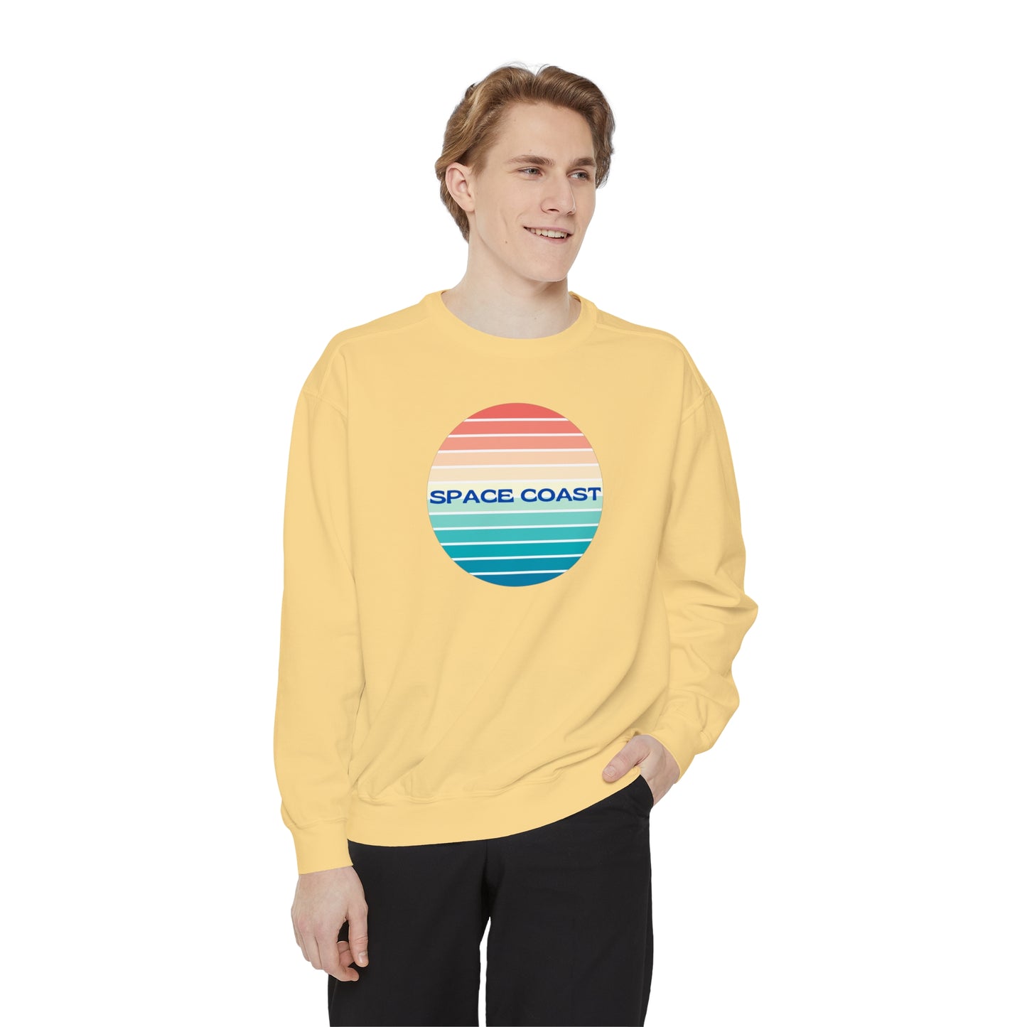 Space Coast Unisex Garment-Dyed Sweatshirt