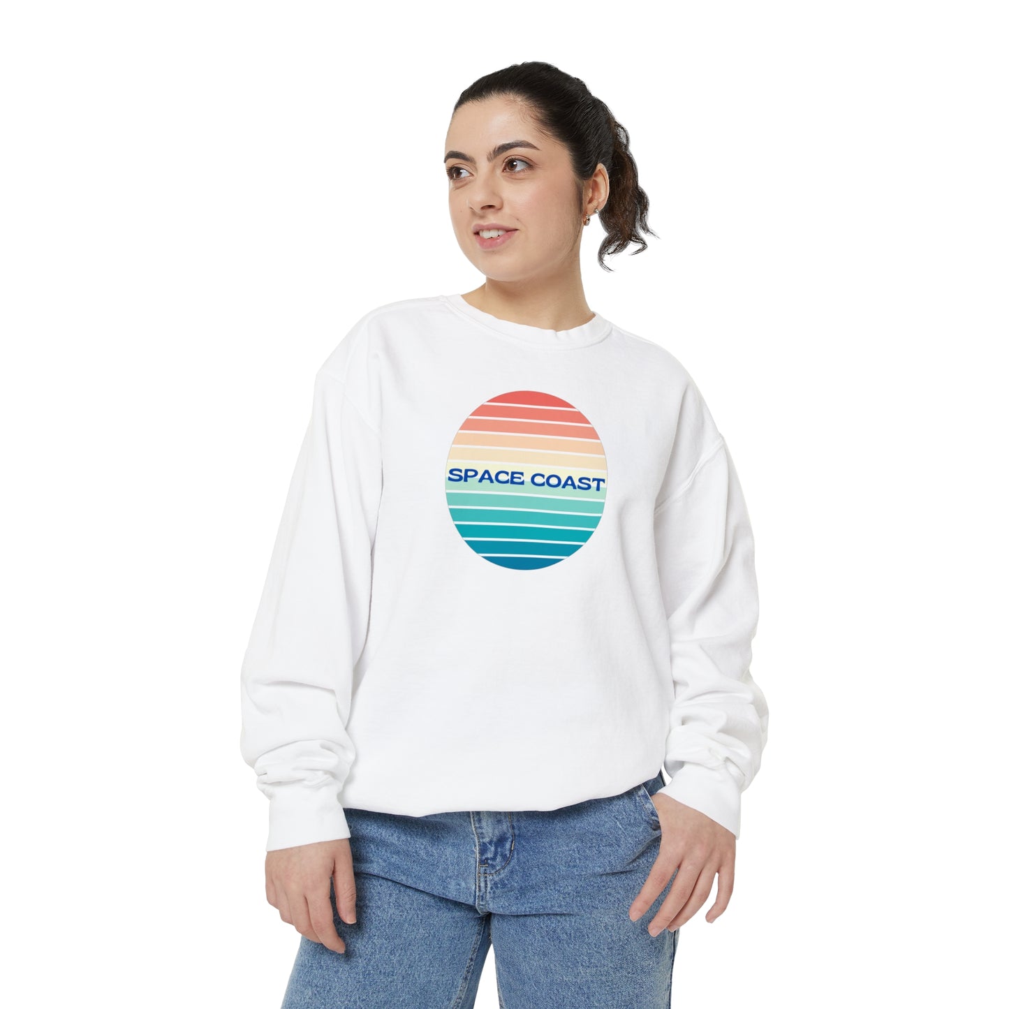 Space Coast Unisex Garment-Dyed Sweatshirt