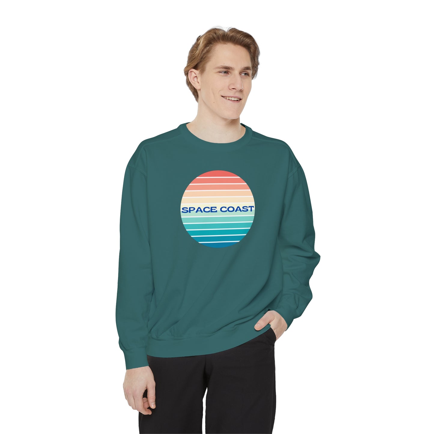 Space Coast Unisex Garment-Dyed Sweatshirt