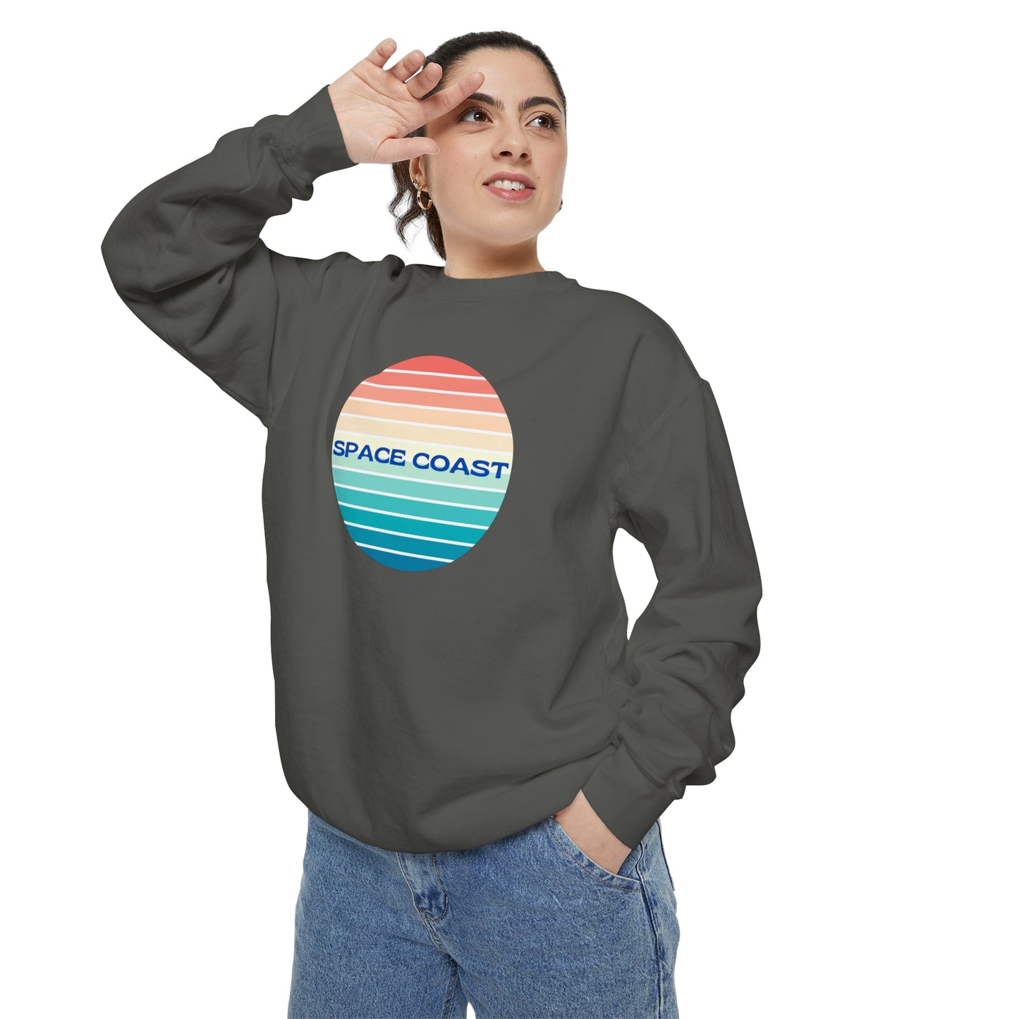 Space Coast Unisex Garment-Dyed Sweatshirt