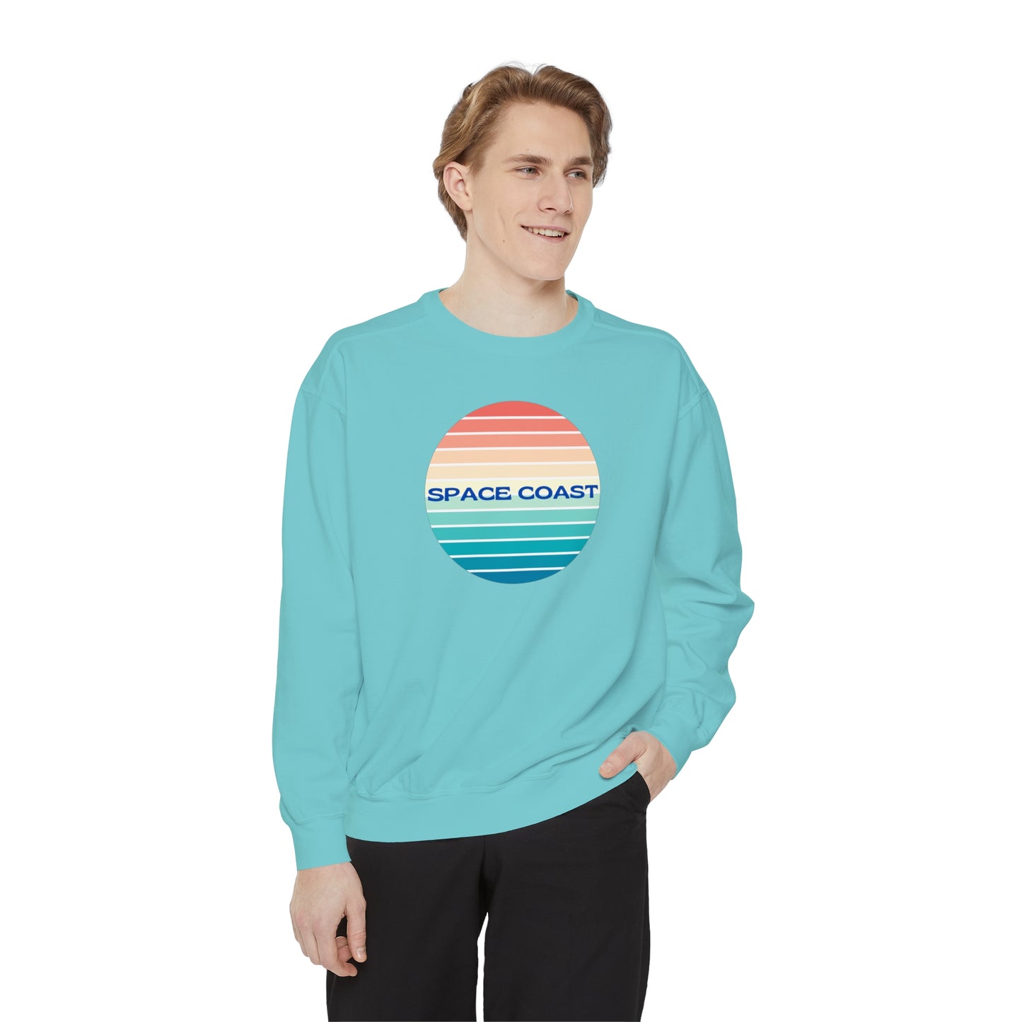 Space Coast Unisex Garment-Dyed Sweatshirt