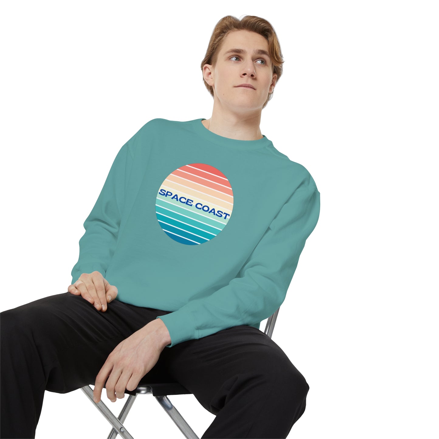 Space Coast Unisex Garment-Dyed Sweatshirt