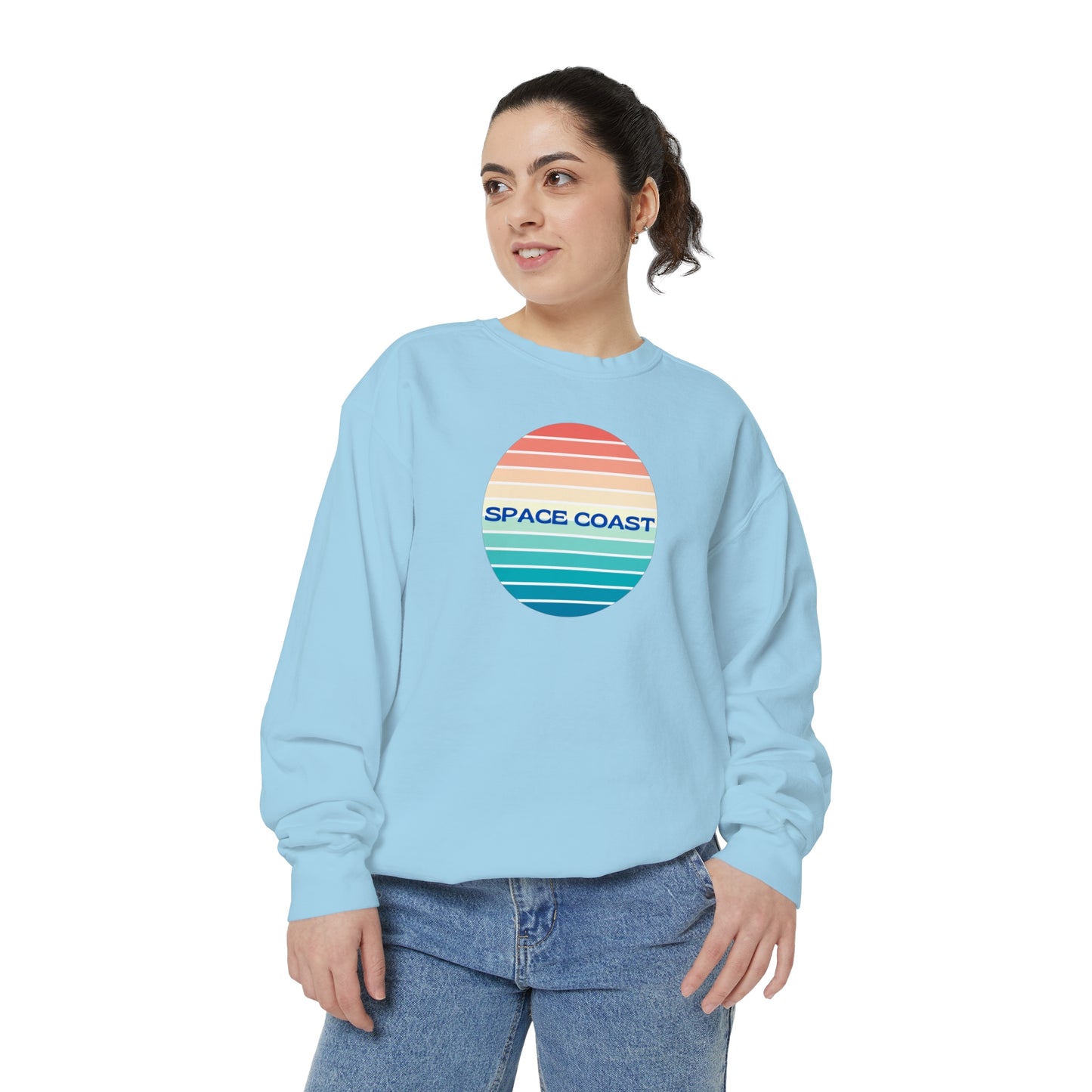 Space Coast Unisex Garment-Dyed Sweatshirt