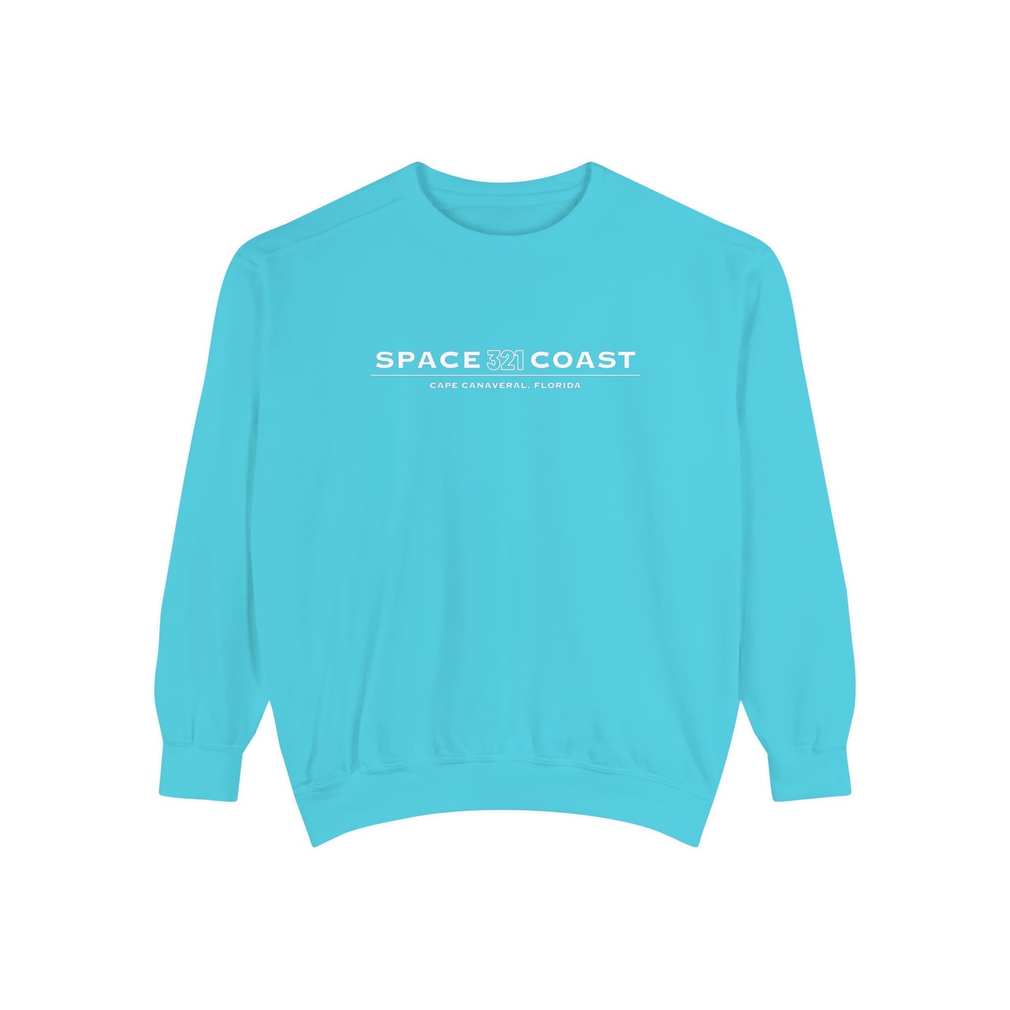 Space Coast 321 Unisex Garment-Dyed Sweatshirt