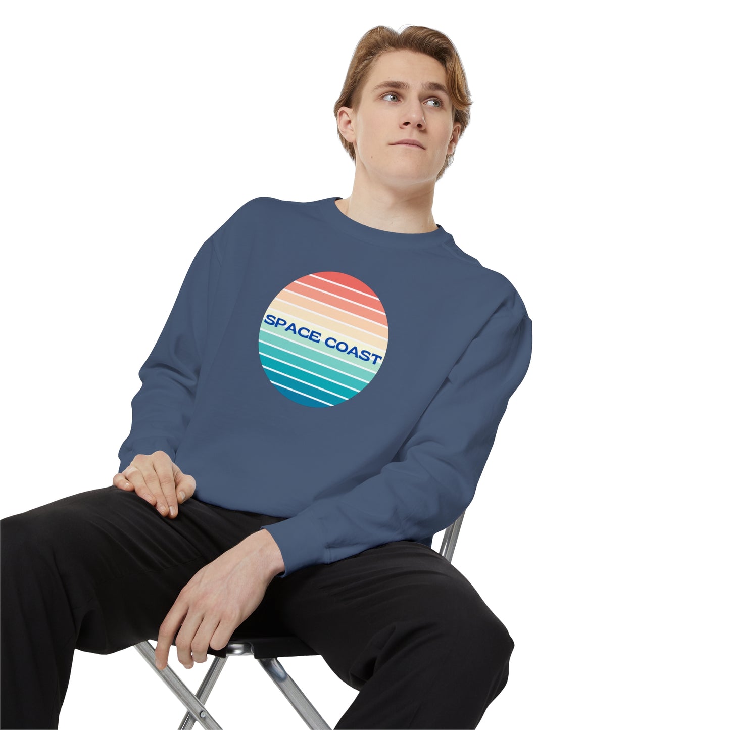 Space Coast Unisex Garment-Dyed Sweatshirt