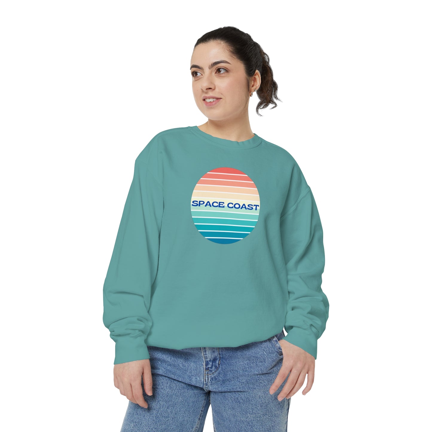 Space Coast Unisex Garment-Dyed Sweatshirt