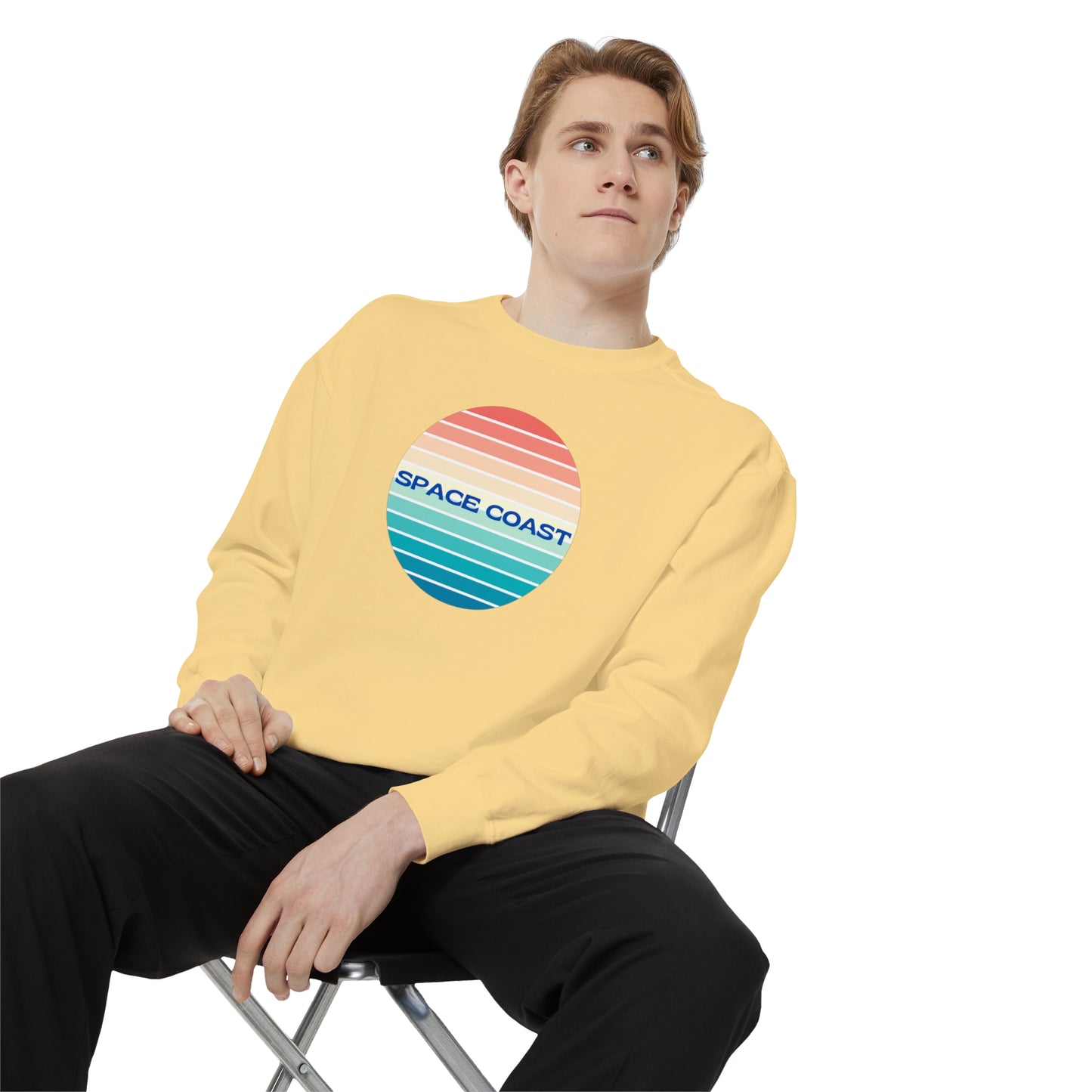 Space Coast Unisex Garment-Dyed Sweatshirt