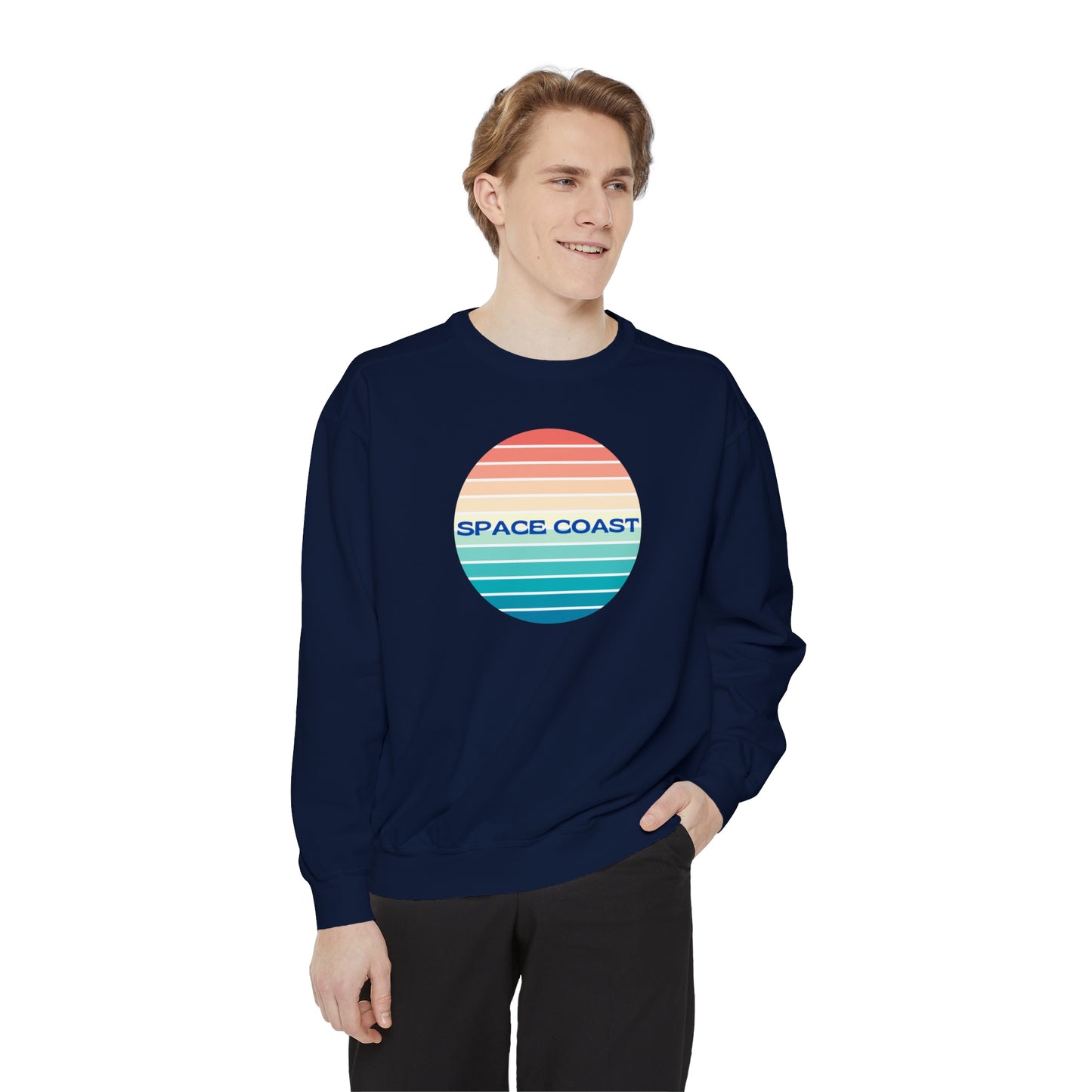 Space Coast Unisex Garment-Dyed Sweatshirt