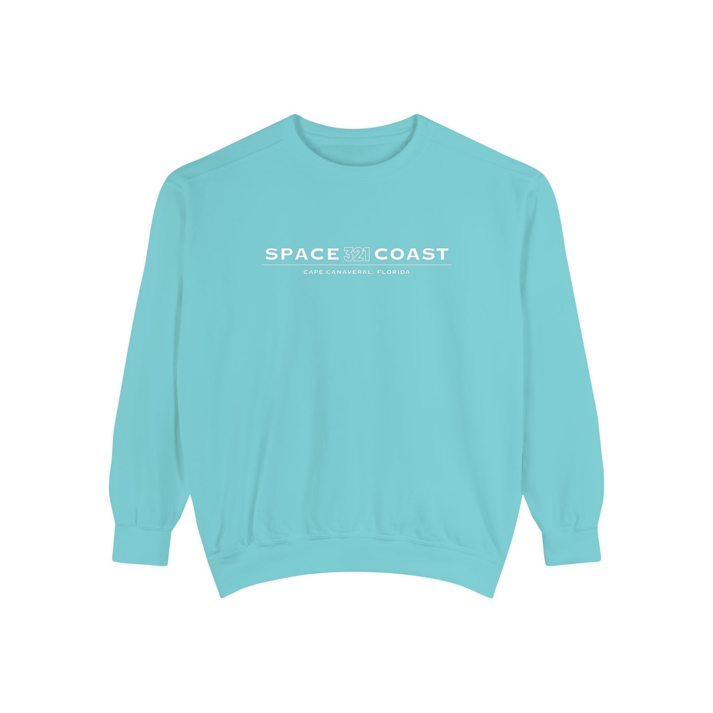 Space Coast 321 Unisex Garment-Dyed Sweatshirt