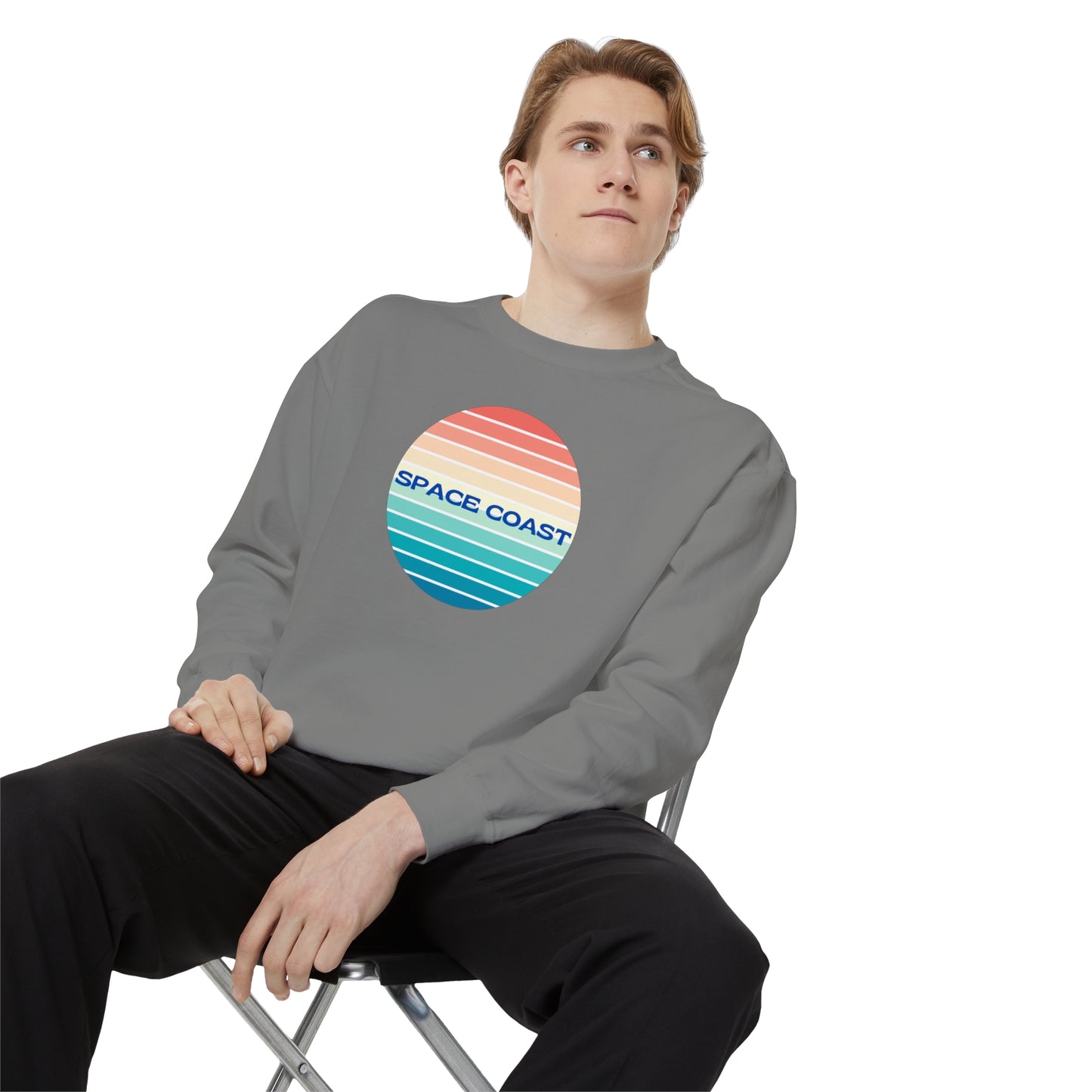 Space Coast Unisex Garment-Dyed Sweatshirt