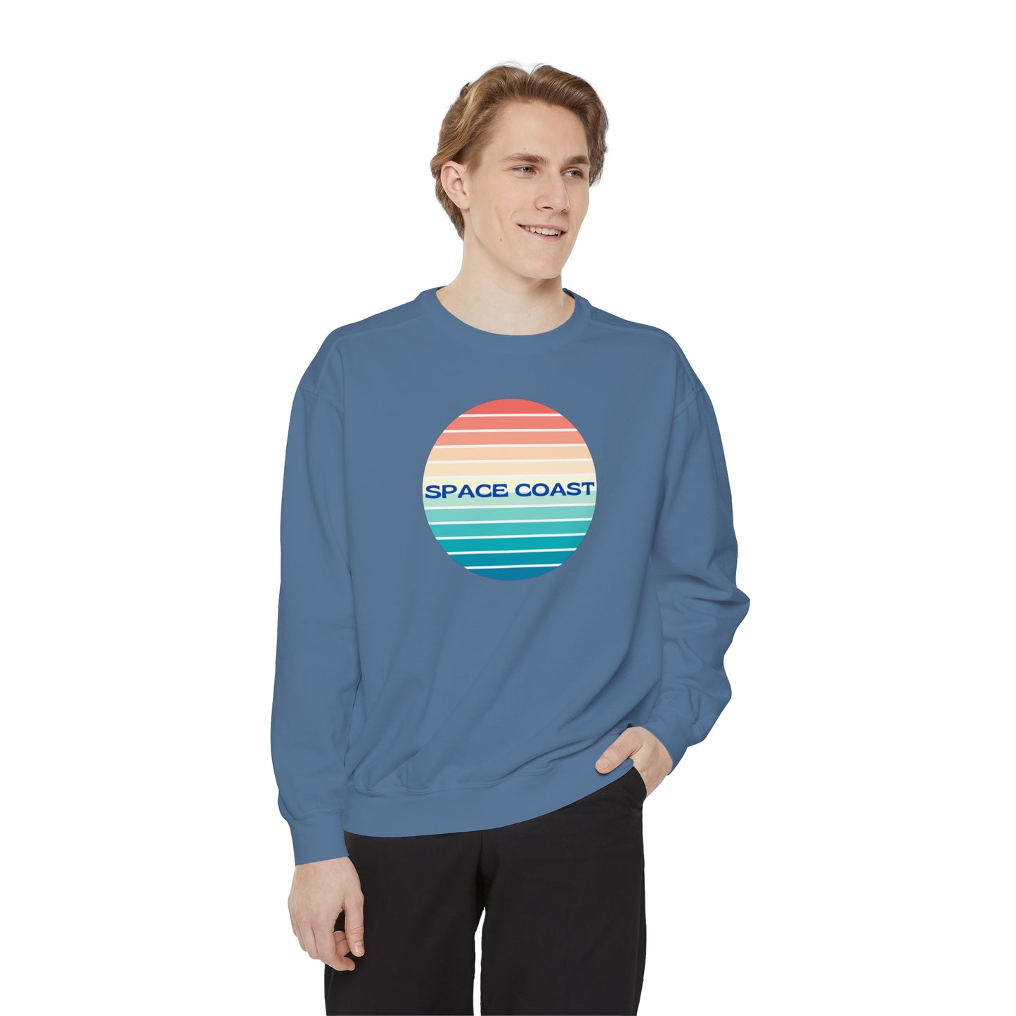 Space Coast Unisex Garment-Dyed Sweatshirt