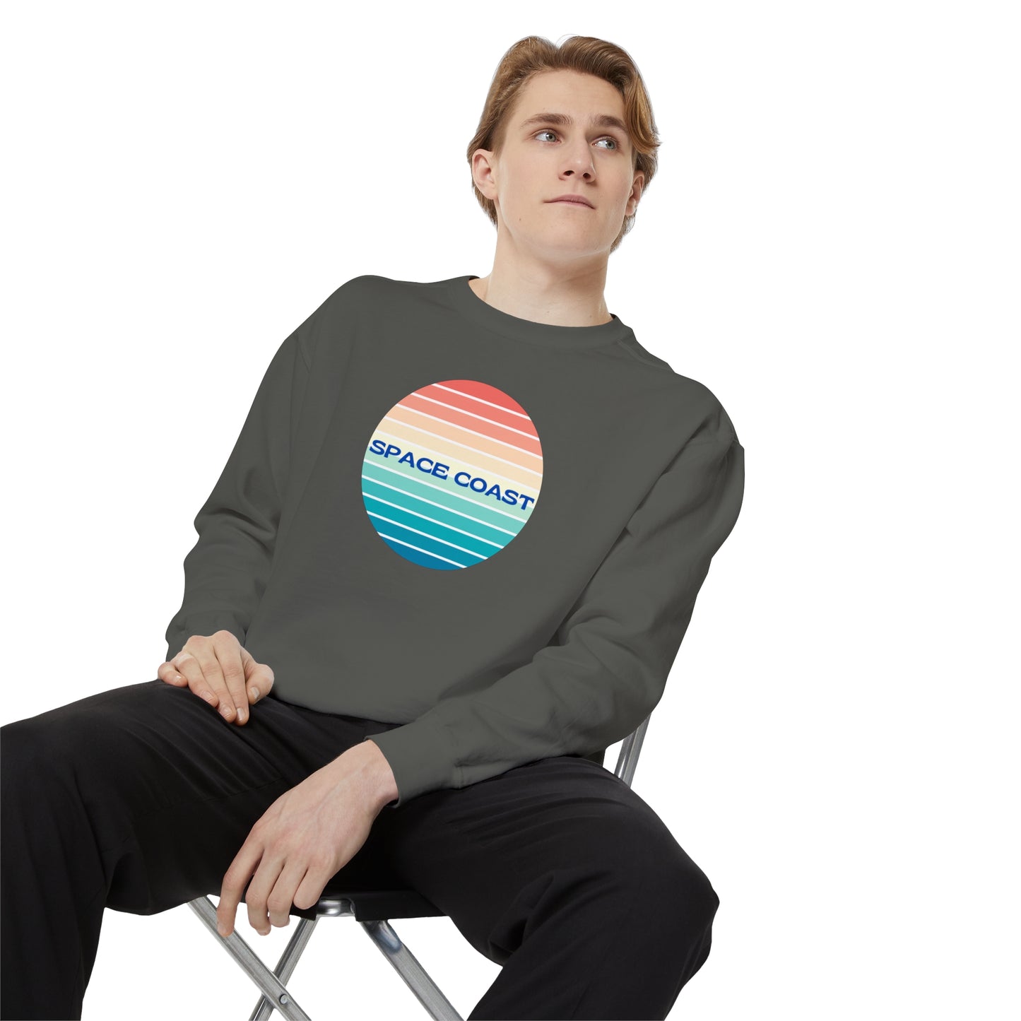 Space Coast Unisex Garment-Dyed Sweatshirt