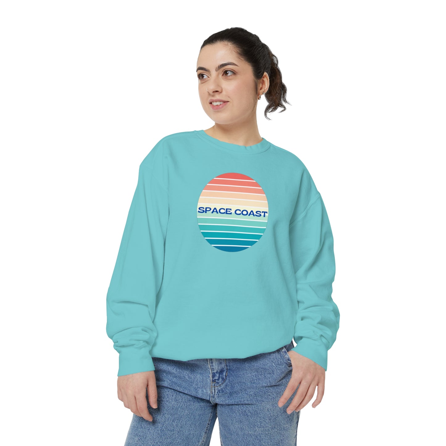 Space Coast Unisex Garment-Dyed Sweatshirt