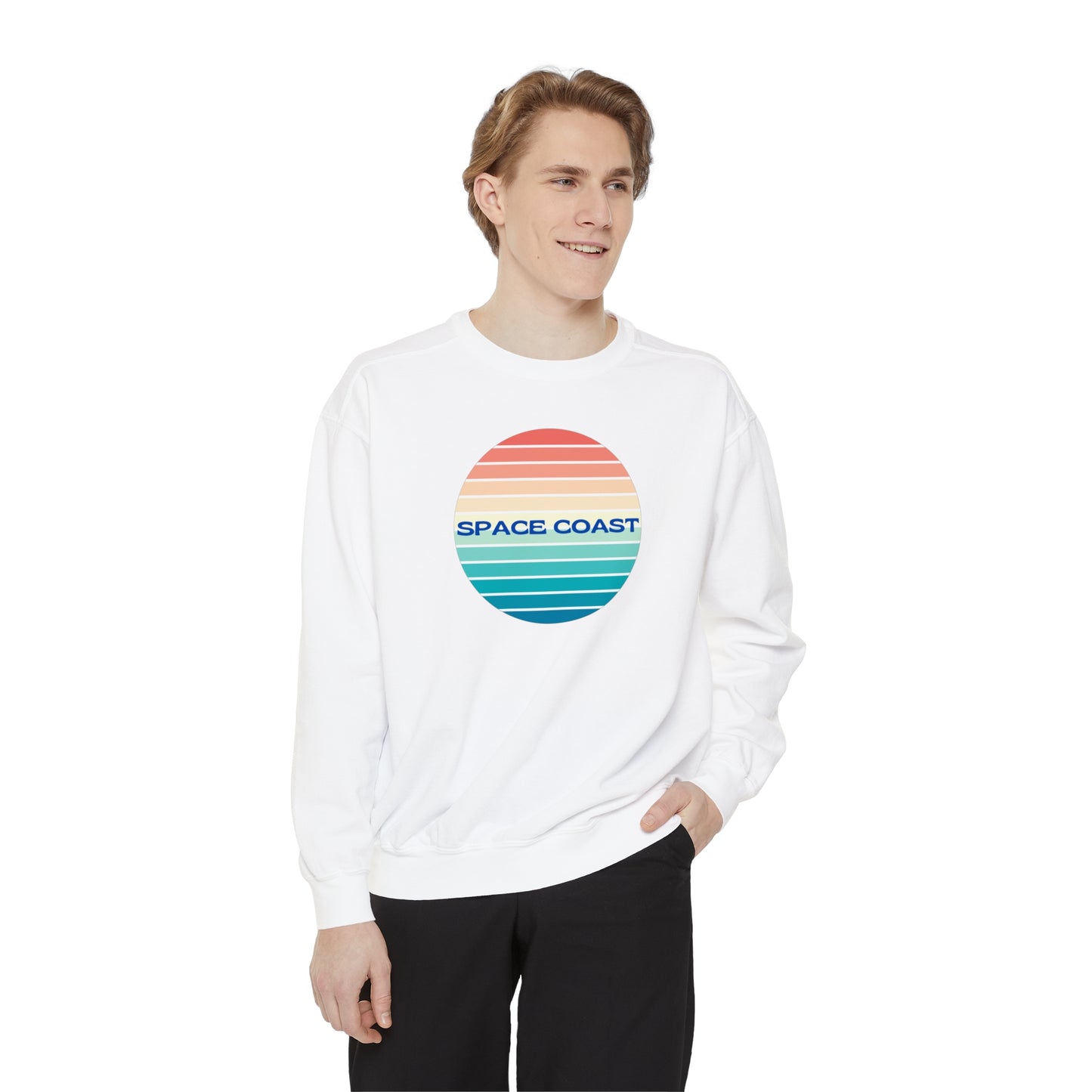 Space Coast Unisex Garment-Dyed Sweatshirt