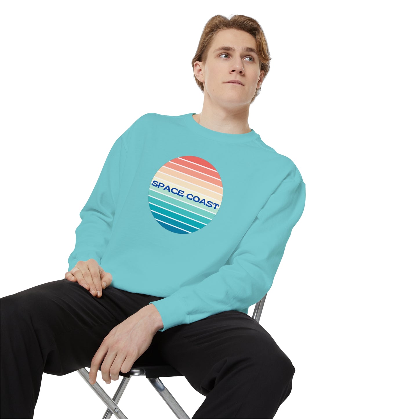 Space Coast Unisex Garment-Dyed Sweatshirt