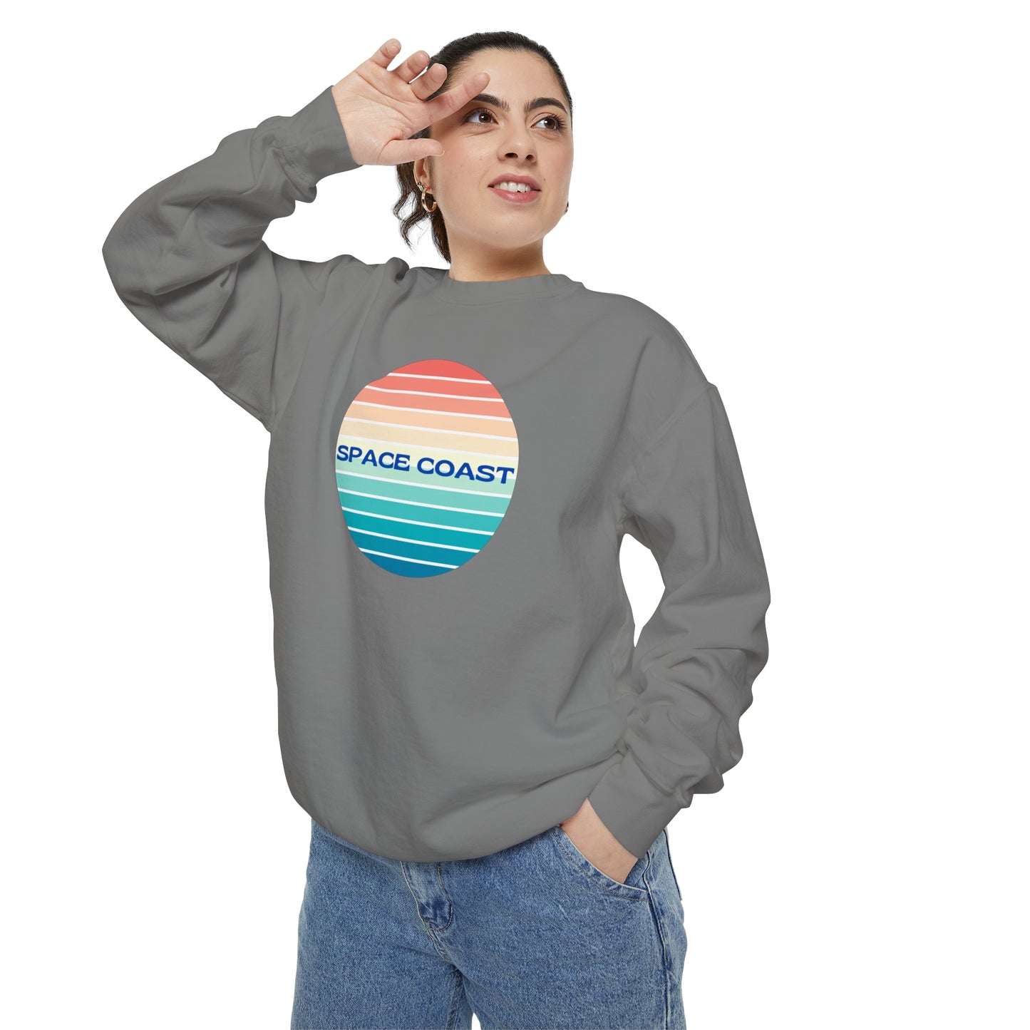 Space Coast Unisex Garment-Dyed Sweatshirt