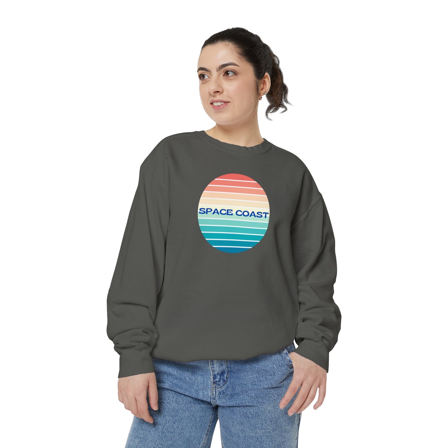 Space Coast Unisex Garment-Dyed Sweatshirt