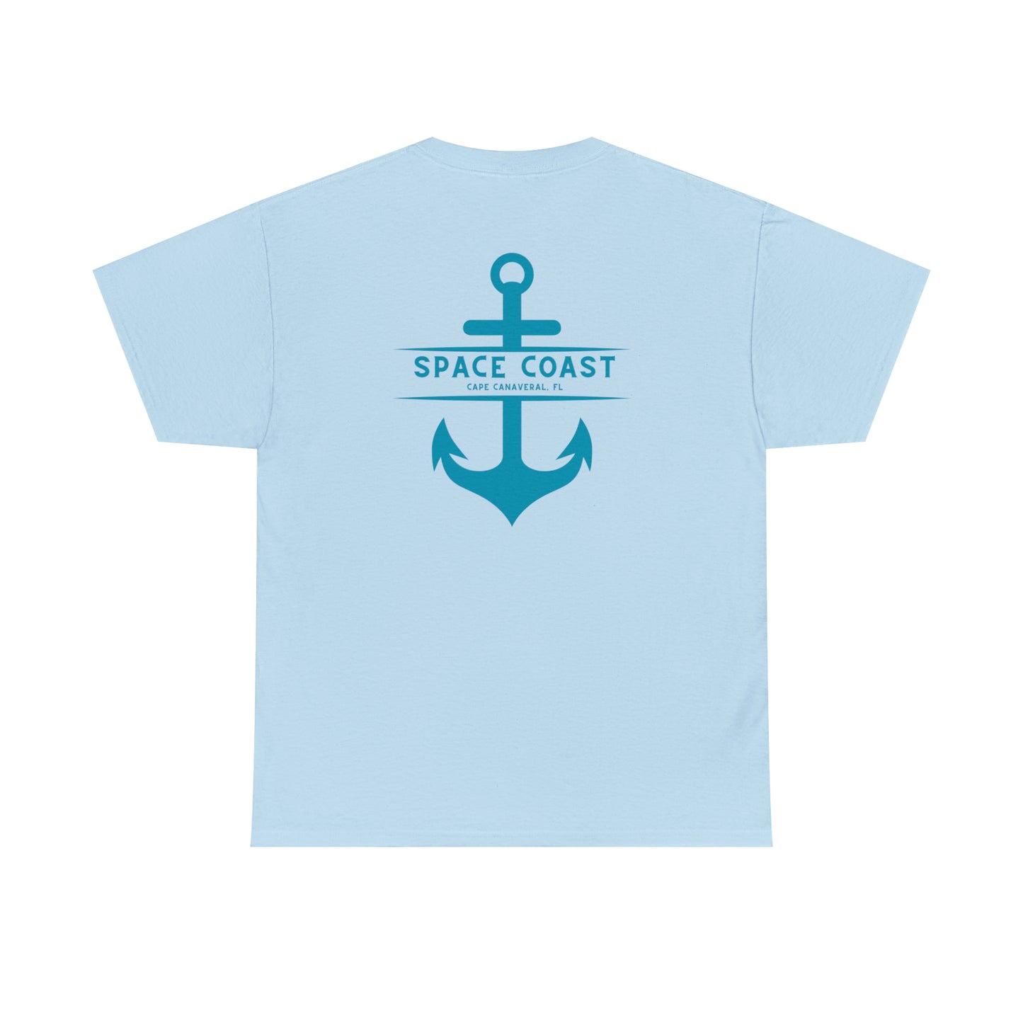 Space Coast Cape Canaveral Anchor Unisex Heavy Cotton Tee