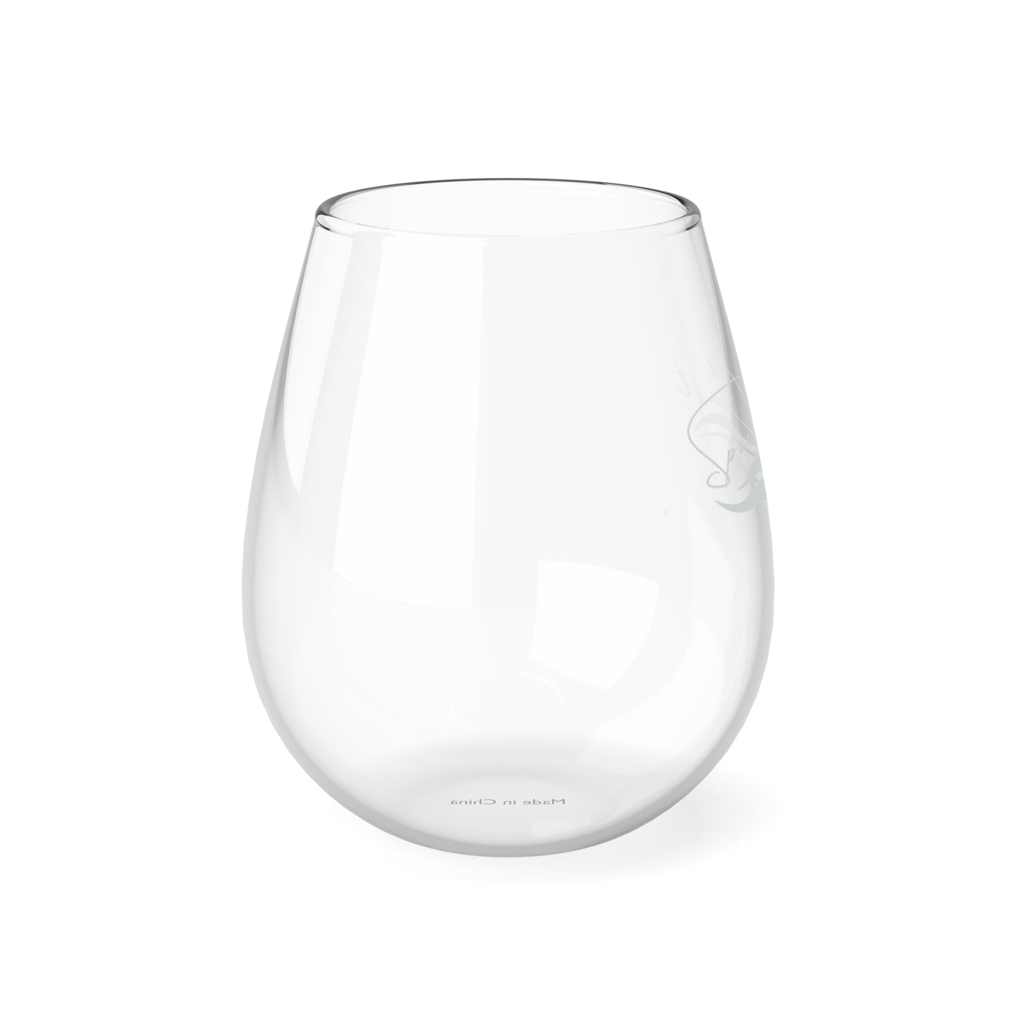 Space Coast Brands White Stemless Wine Glass, 11.75oz