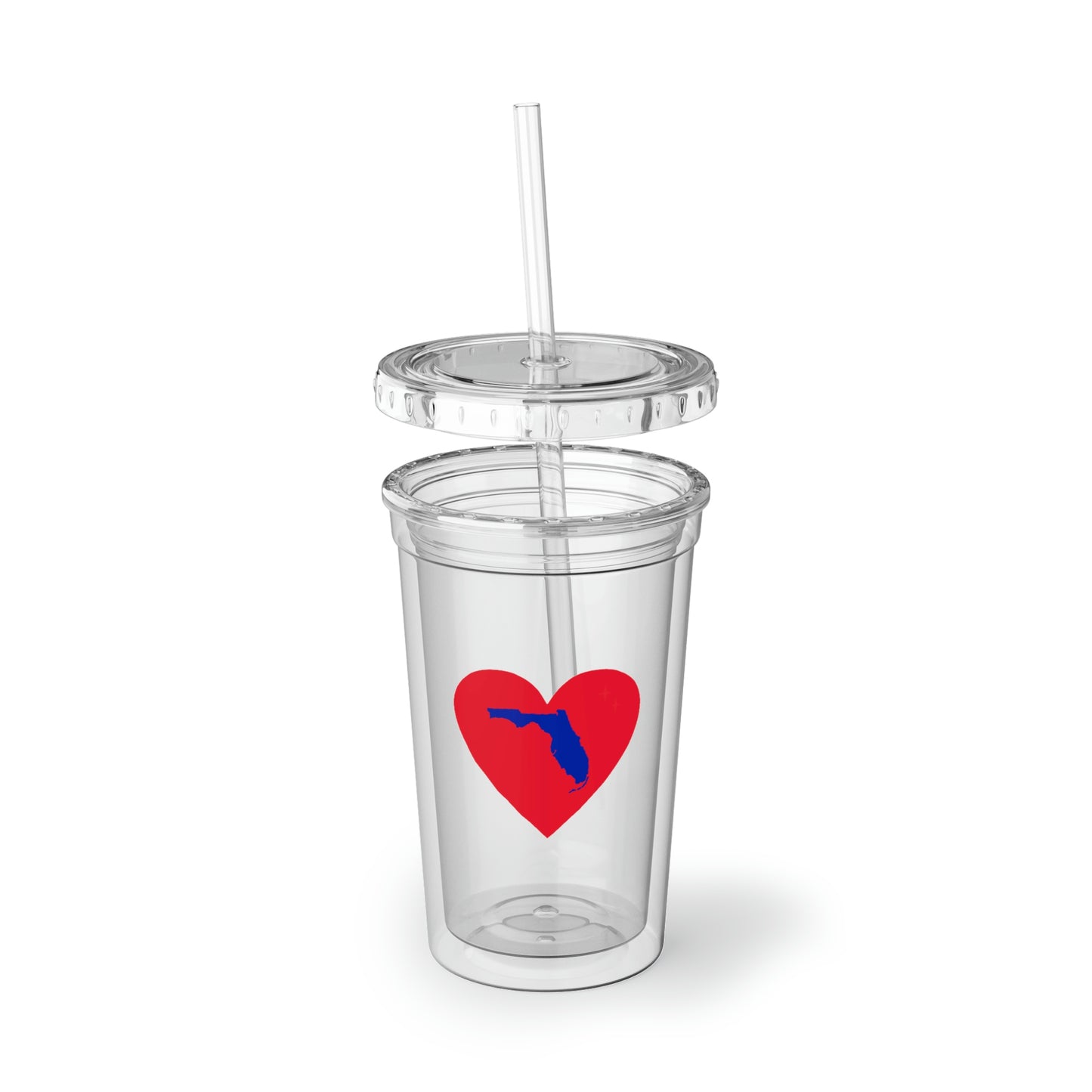 I Heart  Florida Acrylic Cup