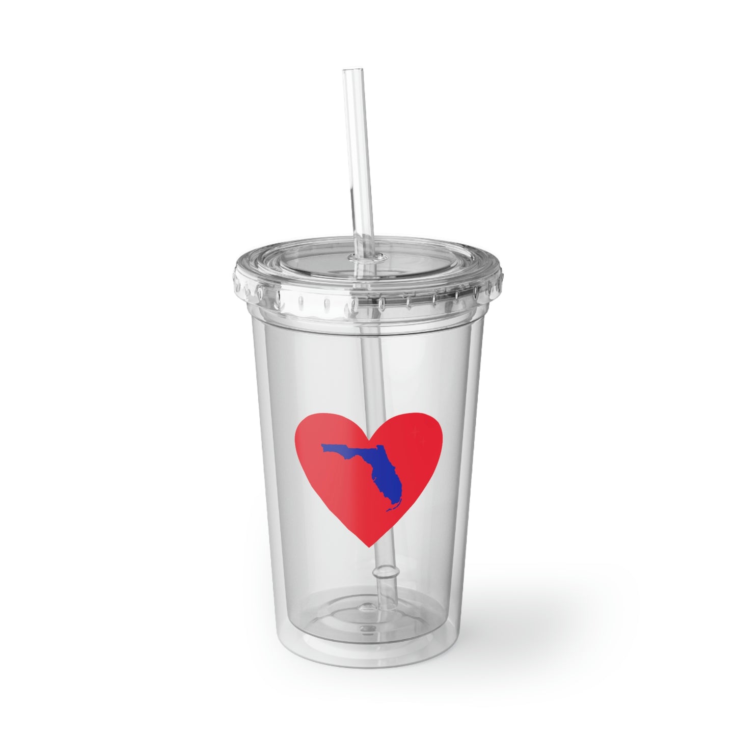 I Heart  Florida Acrylic Cup