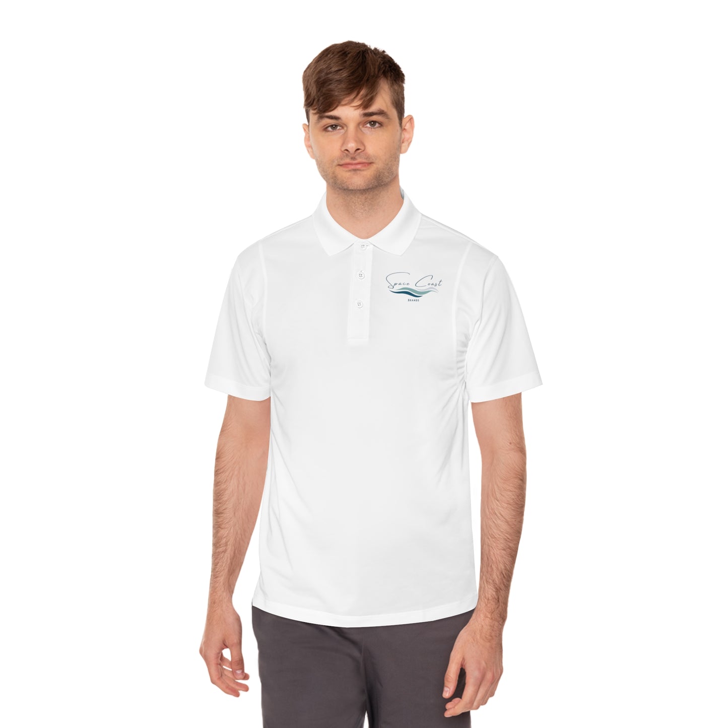 Space Coast Brands Men's Sport Polo Shirt