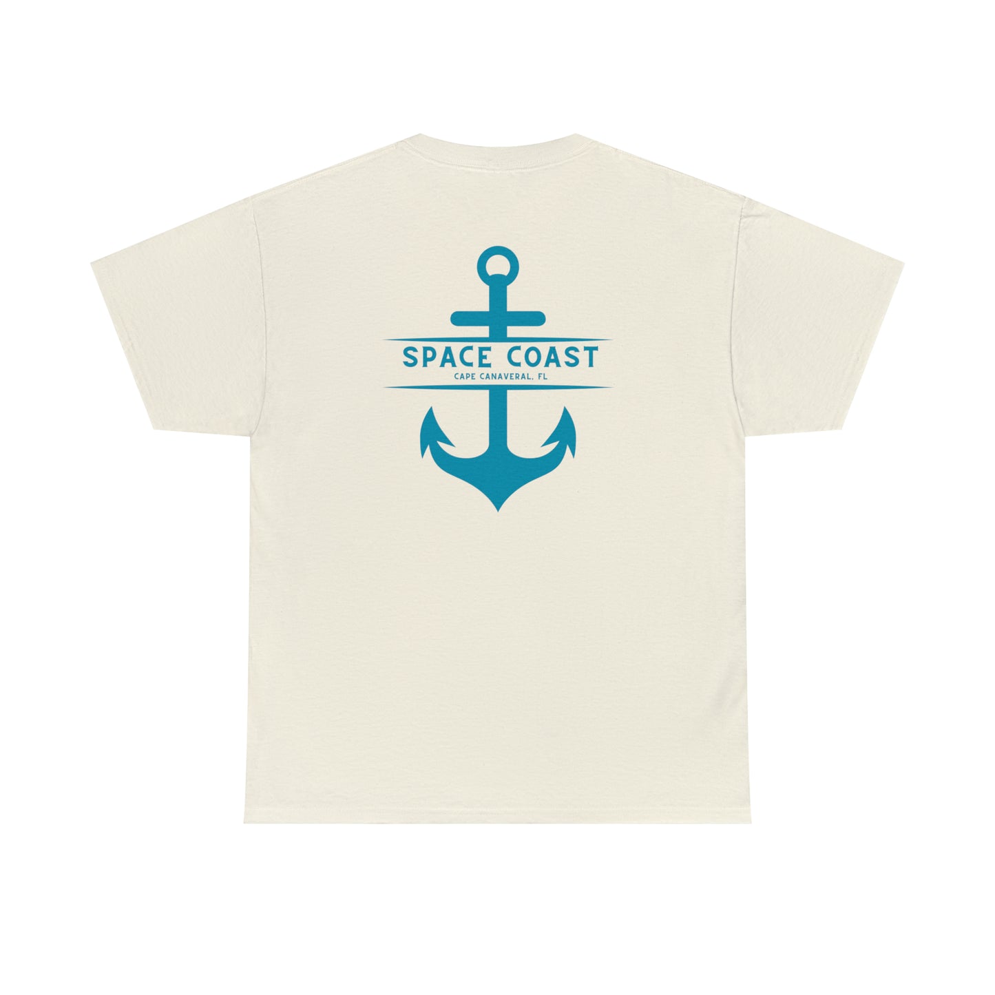 Space Coast Cape Canaveral Anchor Unisex Heavy Cotton Tee