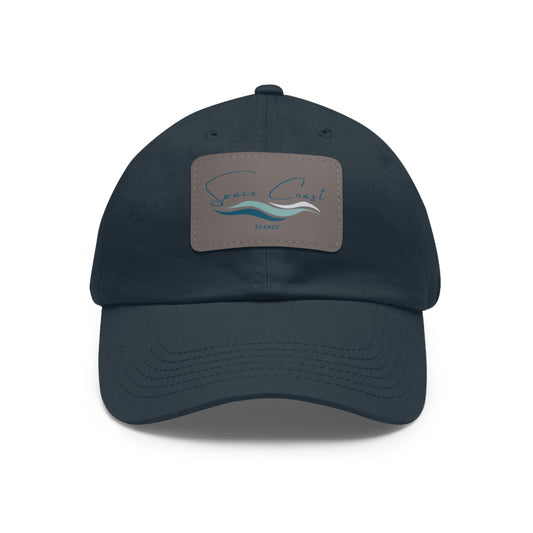 Space Coast Dad Hat with Leather Patch