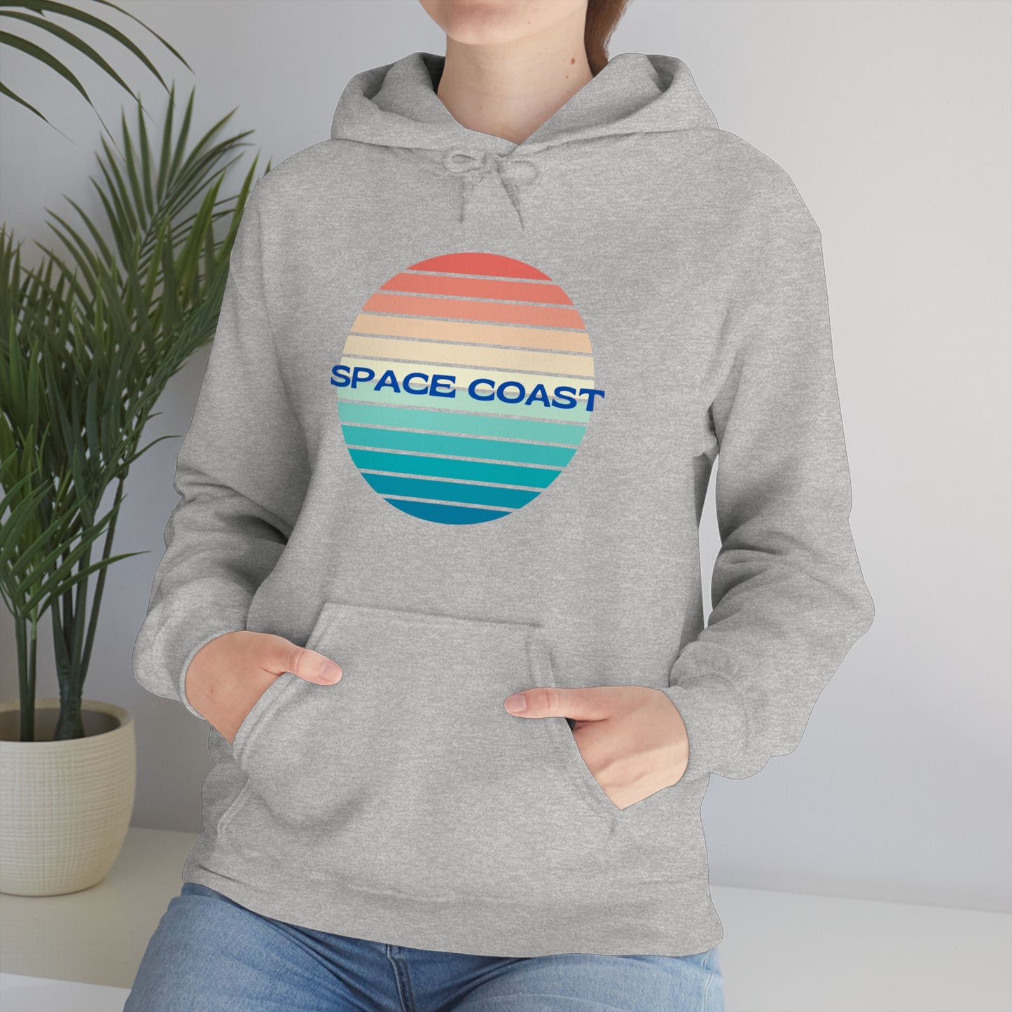 Space Coast Retro Unisex Heavy Blend™ Hooded Sweatshirt