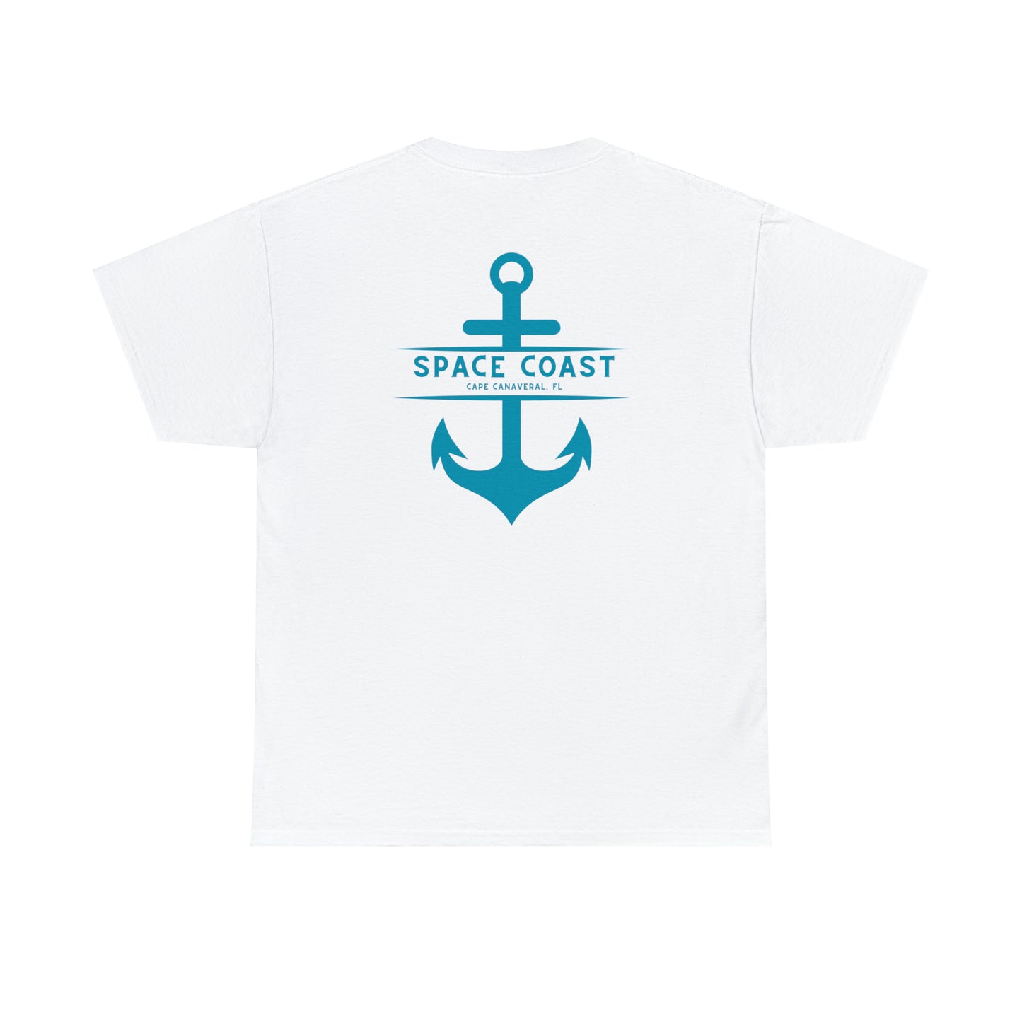 Space Coast Cape Canaveral Anchor Unisex Heavy Cotton Tee