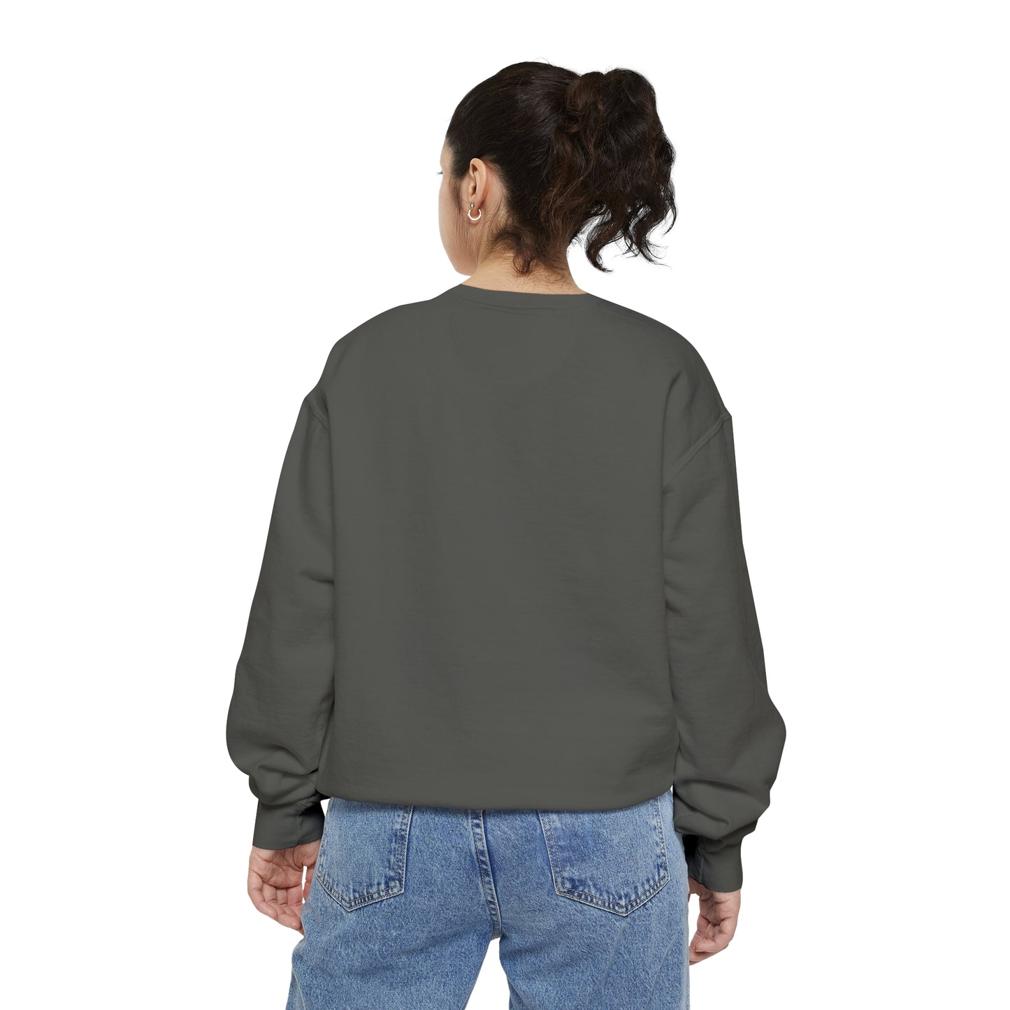 Space Coast Floral Unisex Garment-Dyed Sweatshirt