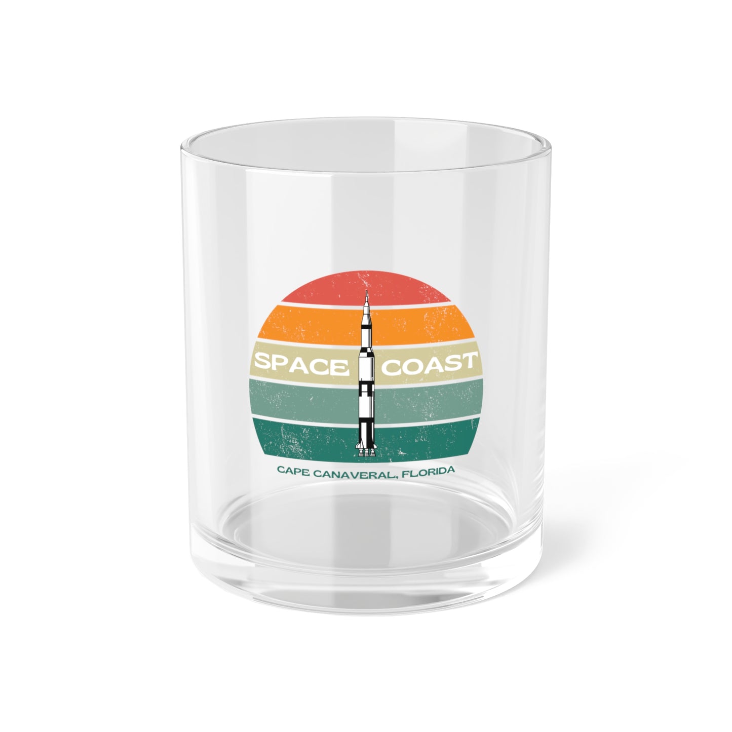 Space Coast Retro Bar Glass