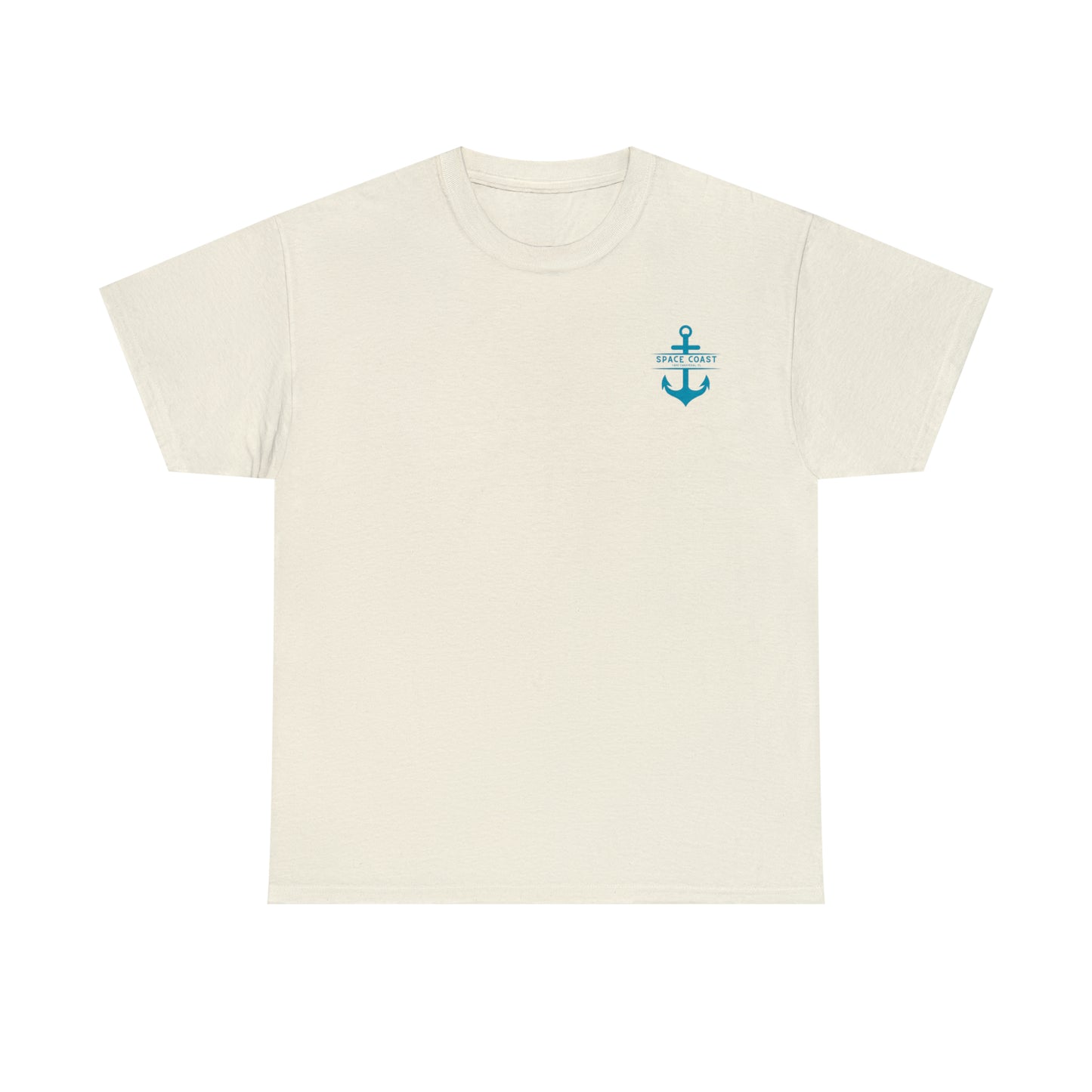 Space Coast Cape Canaveral Anchor Unisex Heavy Cotton Tee