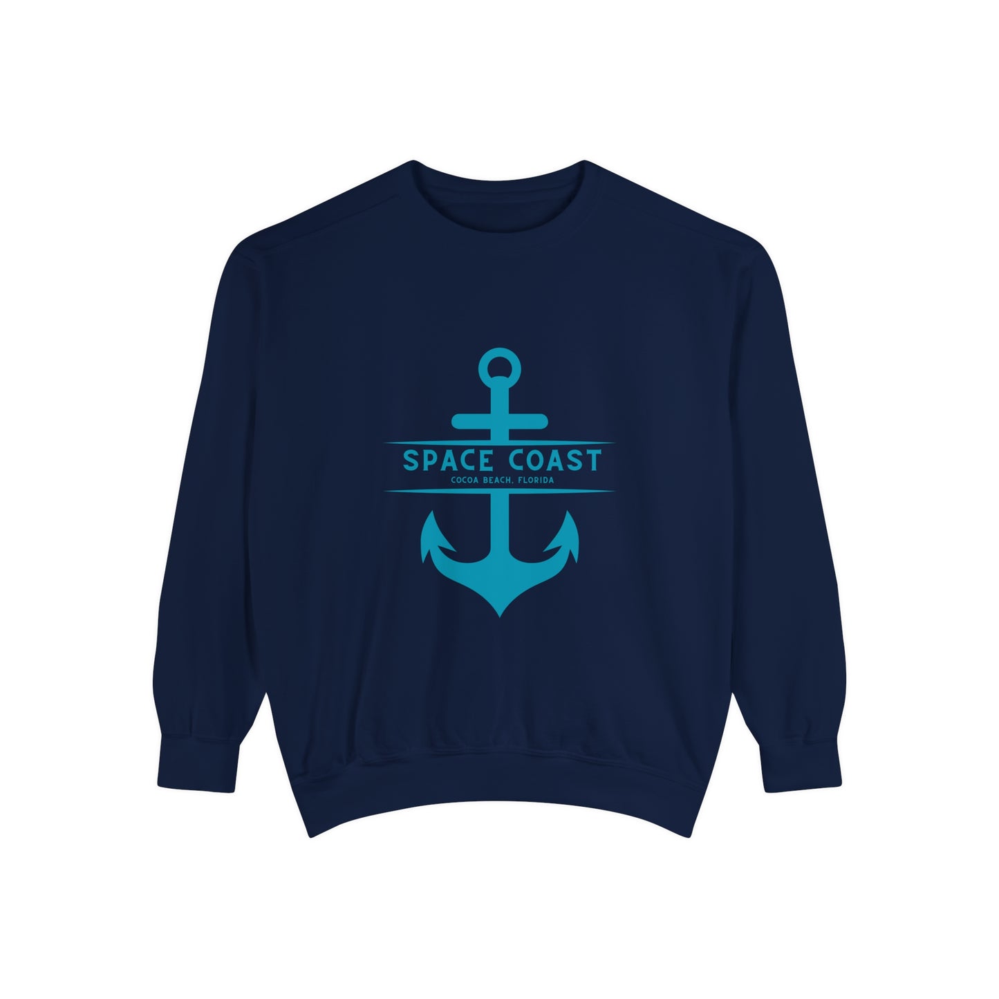 Cocoa Beach Anchor Unisex Garment-Dyed Sweatshirt