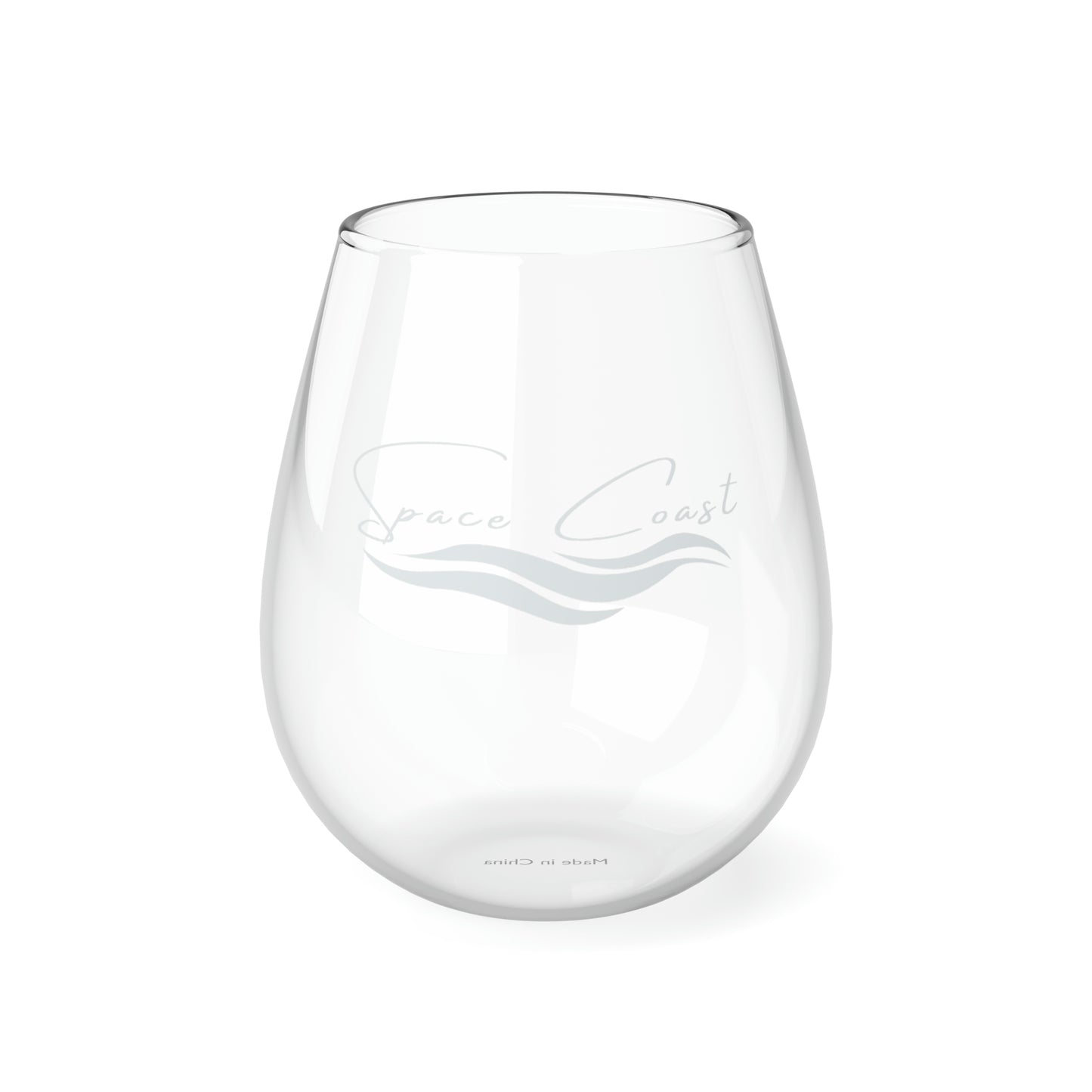 Space Coast Brands White Stemless Wine Glass, 11.75oz