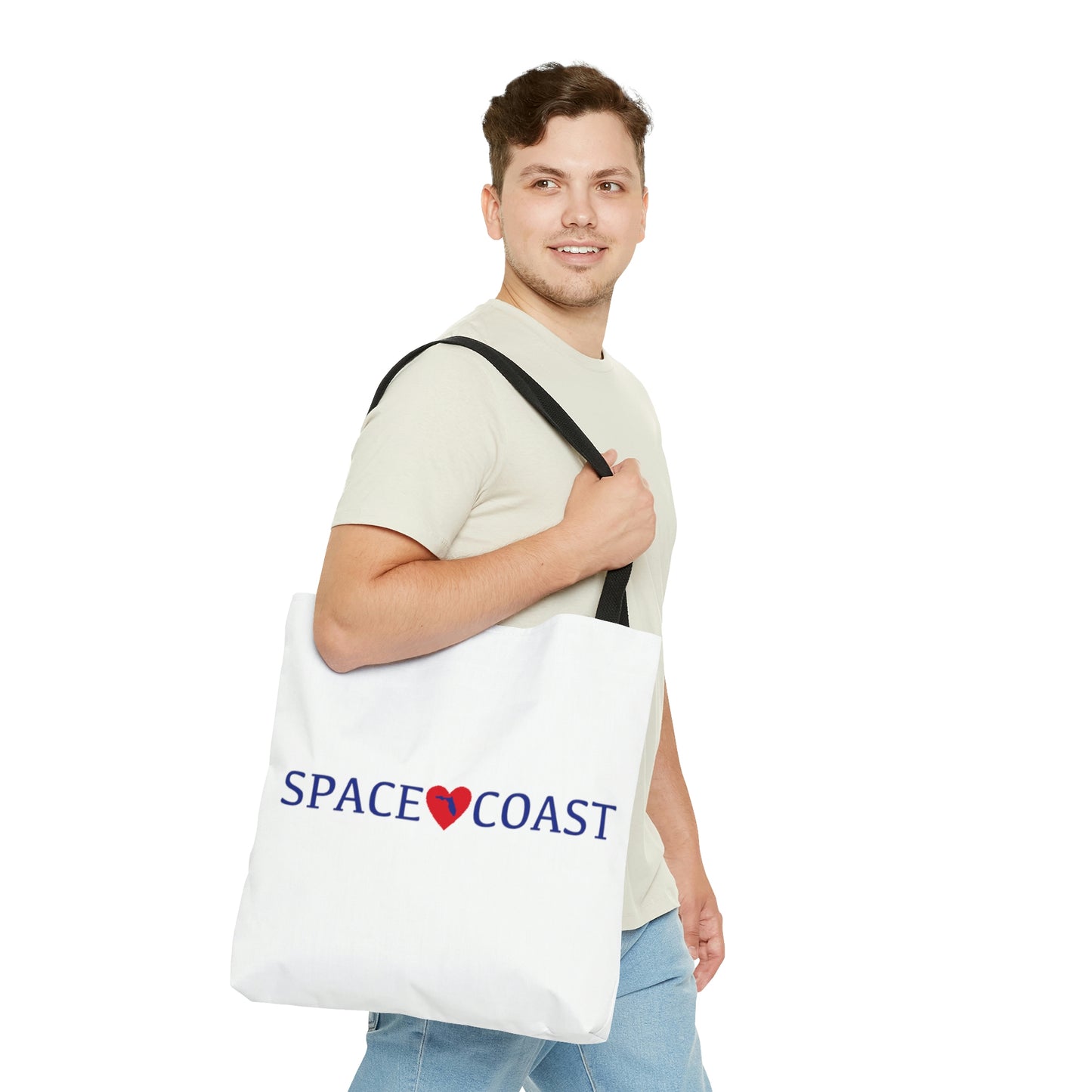 Space Coast AOP Tote Bag